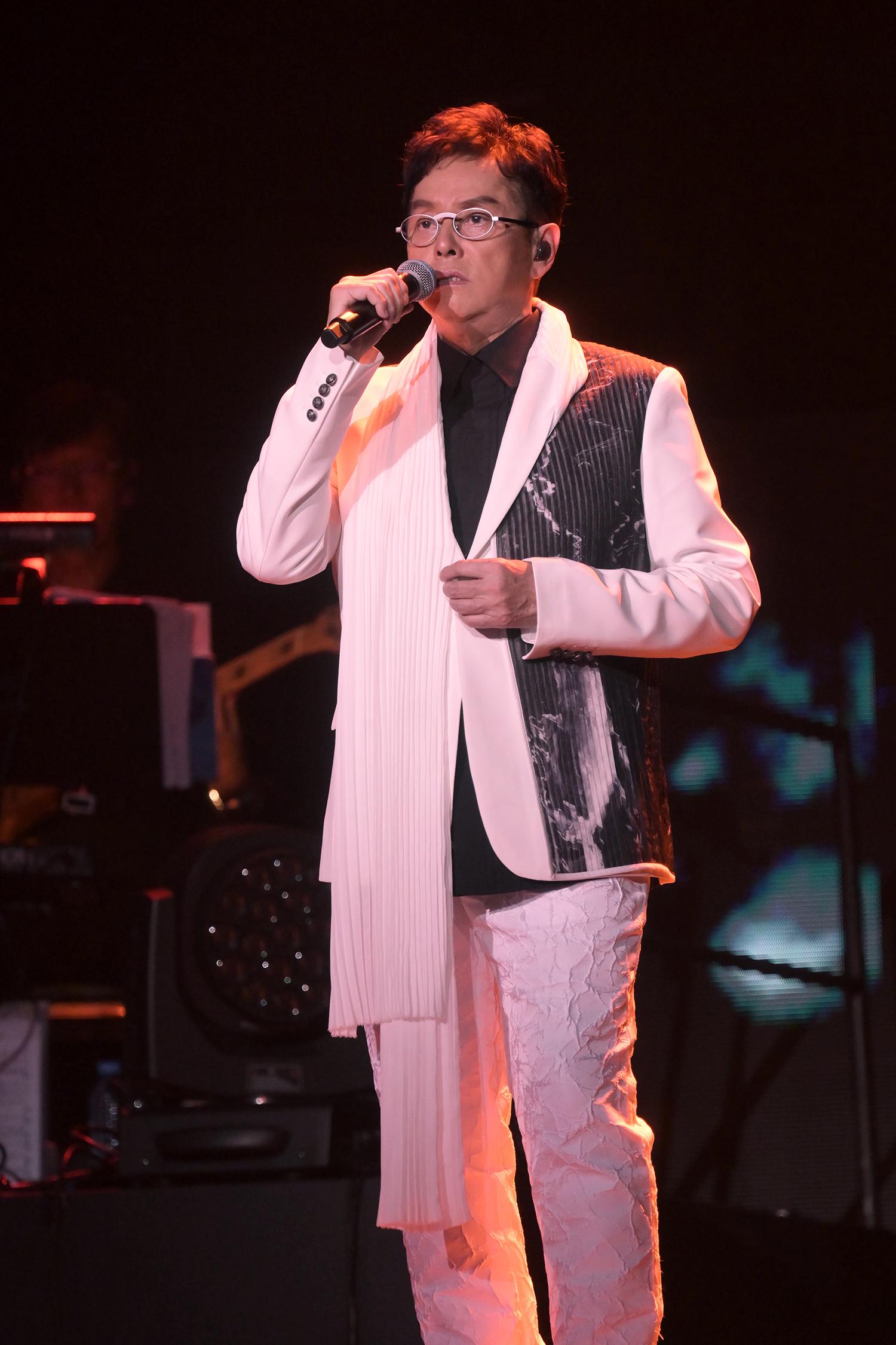 早前被指暴瘦的譚詠麟狀態大勇。