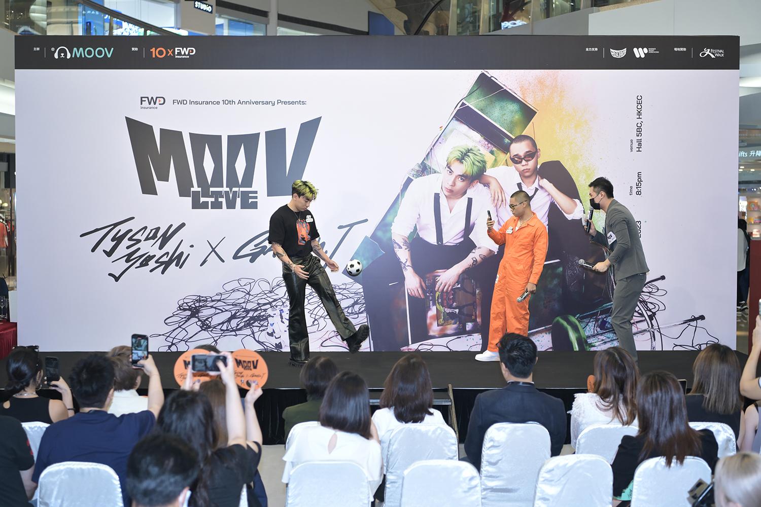 Tyson Yoshi與 Gareth T進行「的波」比試。