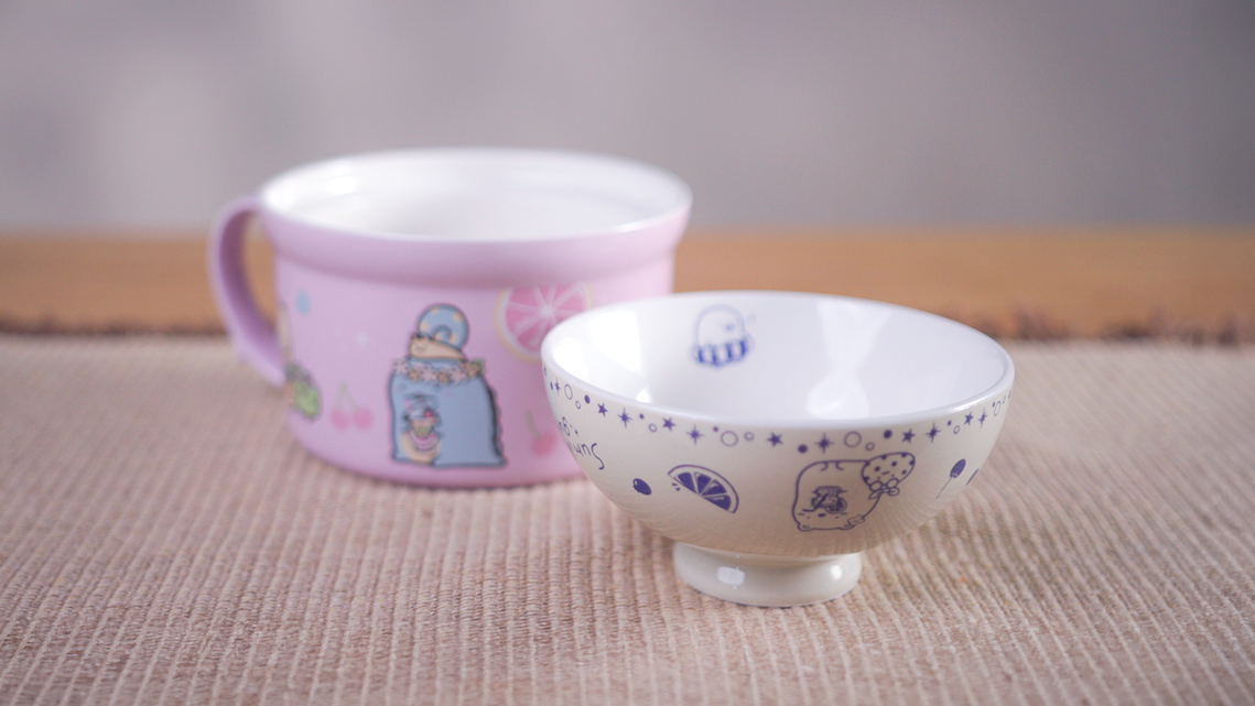 彩豐 x「角落小夥伴」陶瓷湯碗二件套