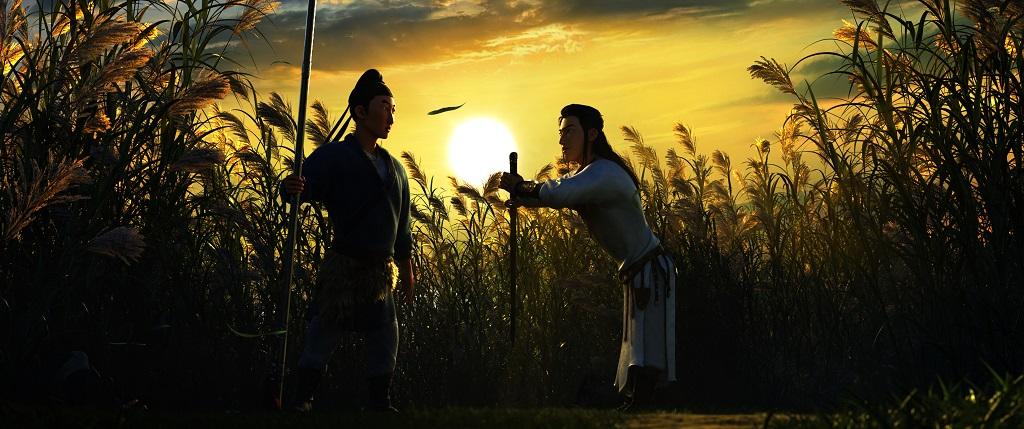 內地破15億票房的史詩式動畫《長安三萬里》。