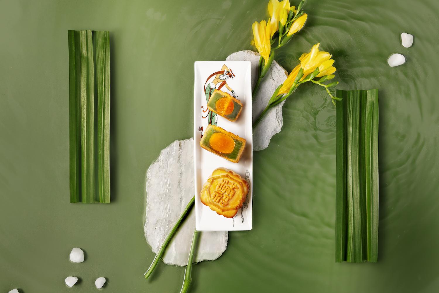 迷你班蘭蛋黃月餅