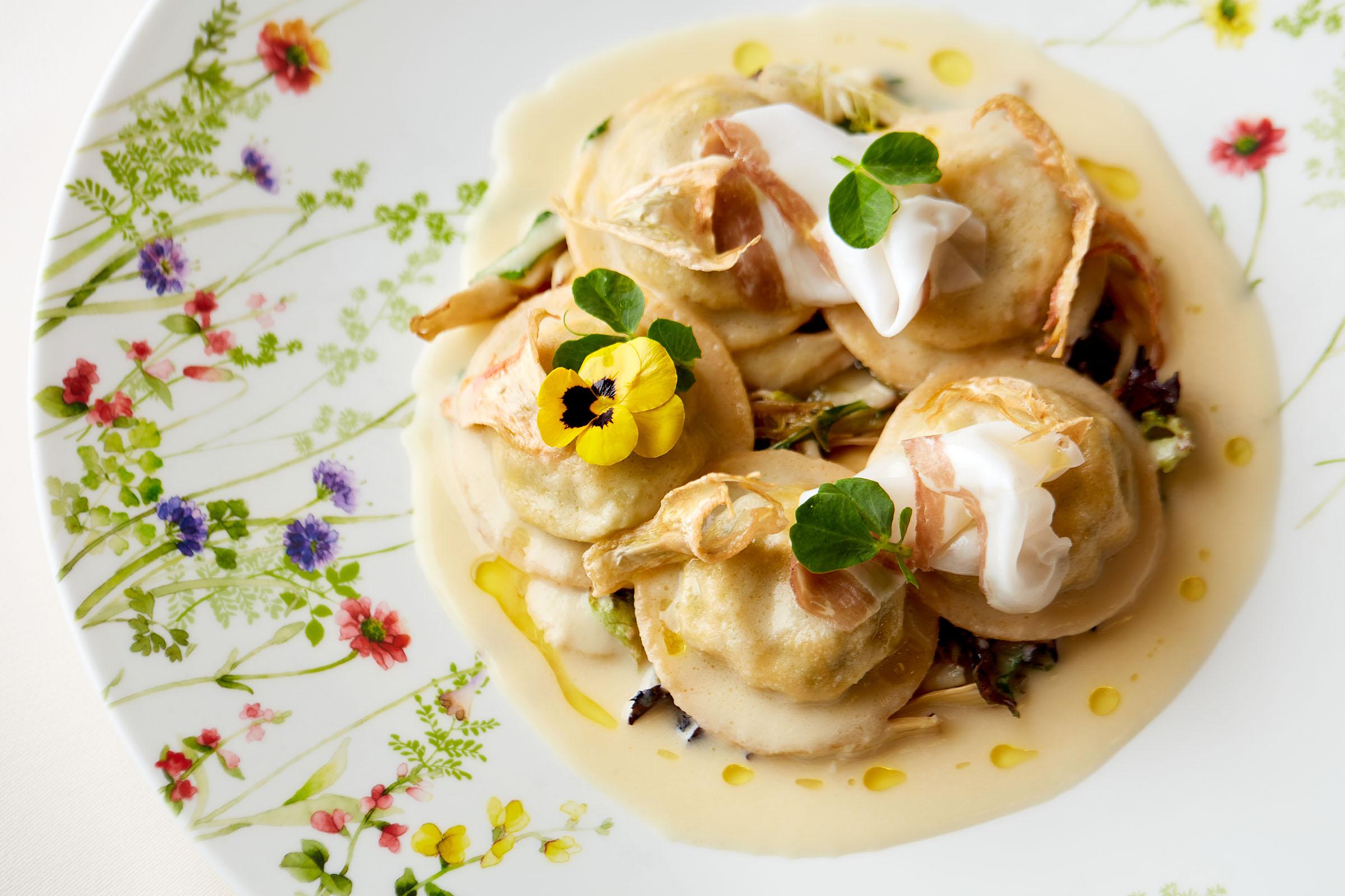 Homemade Artichokes Raviolo$350 自家製菜薊意大利雲吞