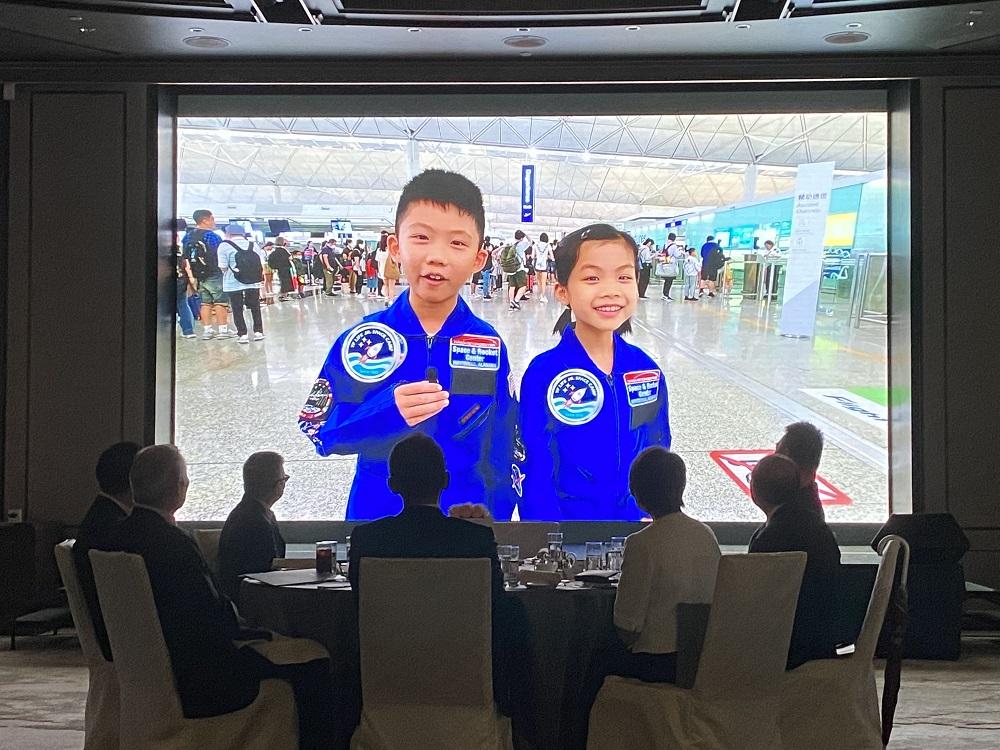 小太空人一飛衝天│八位萬通保險小太空人早前遠赴美國,展開為期九天的「太空探索之旅」。