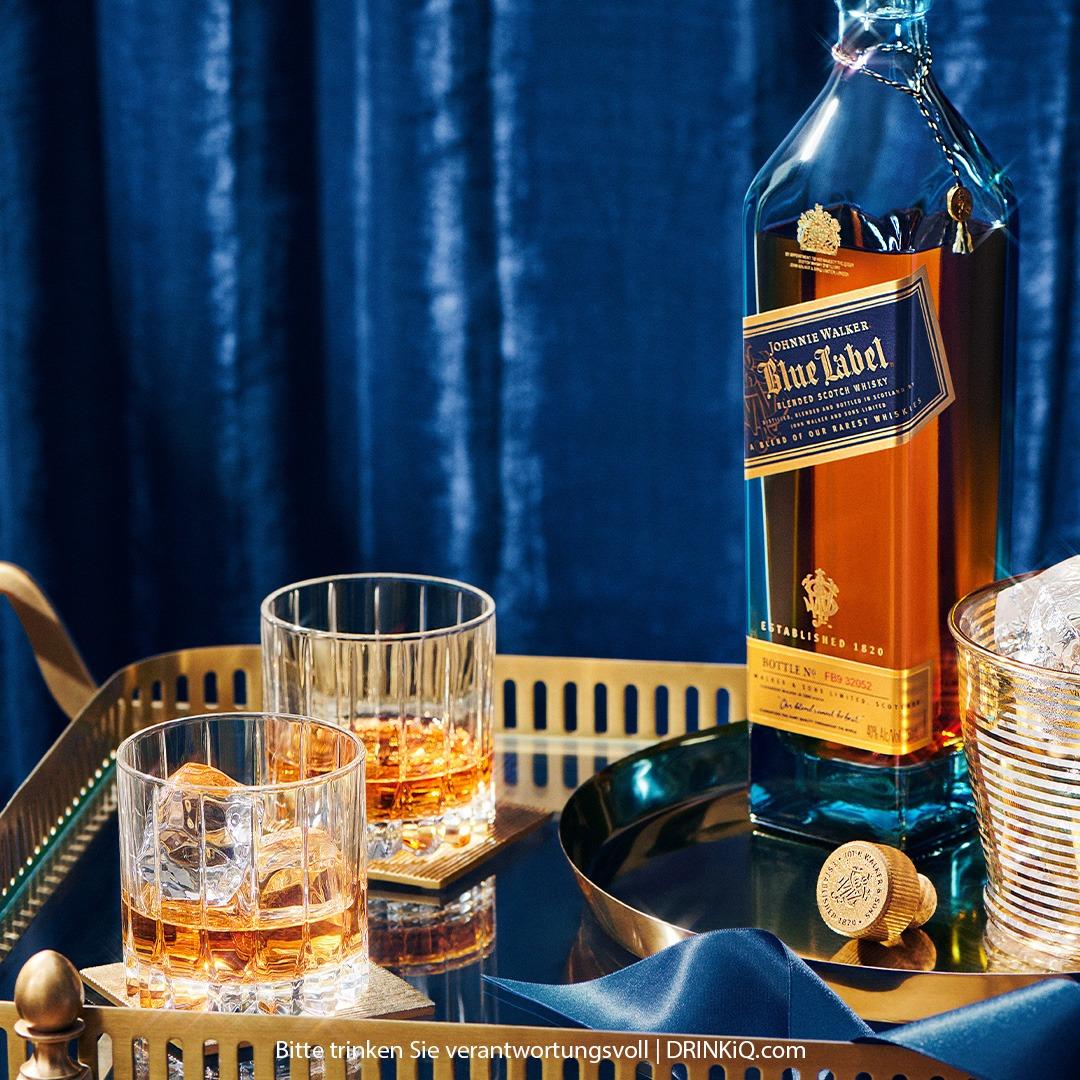 中秋禮盒2023|JOHNNIE WALKER BLUE LABEL 中秋限量版威士忌酒杯禮盒 $1,600