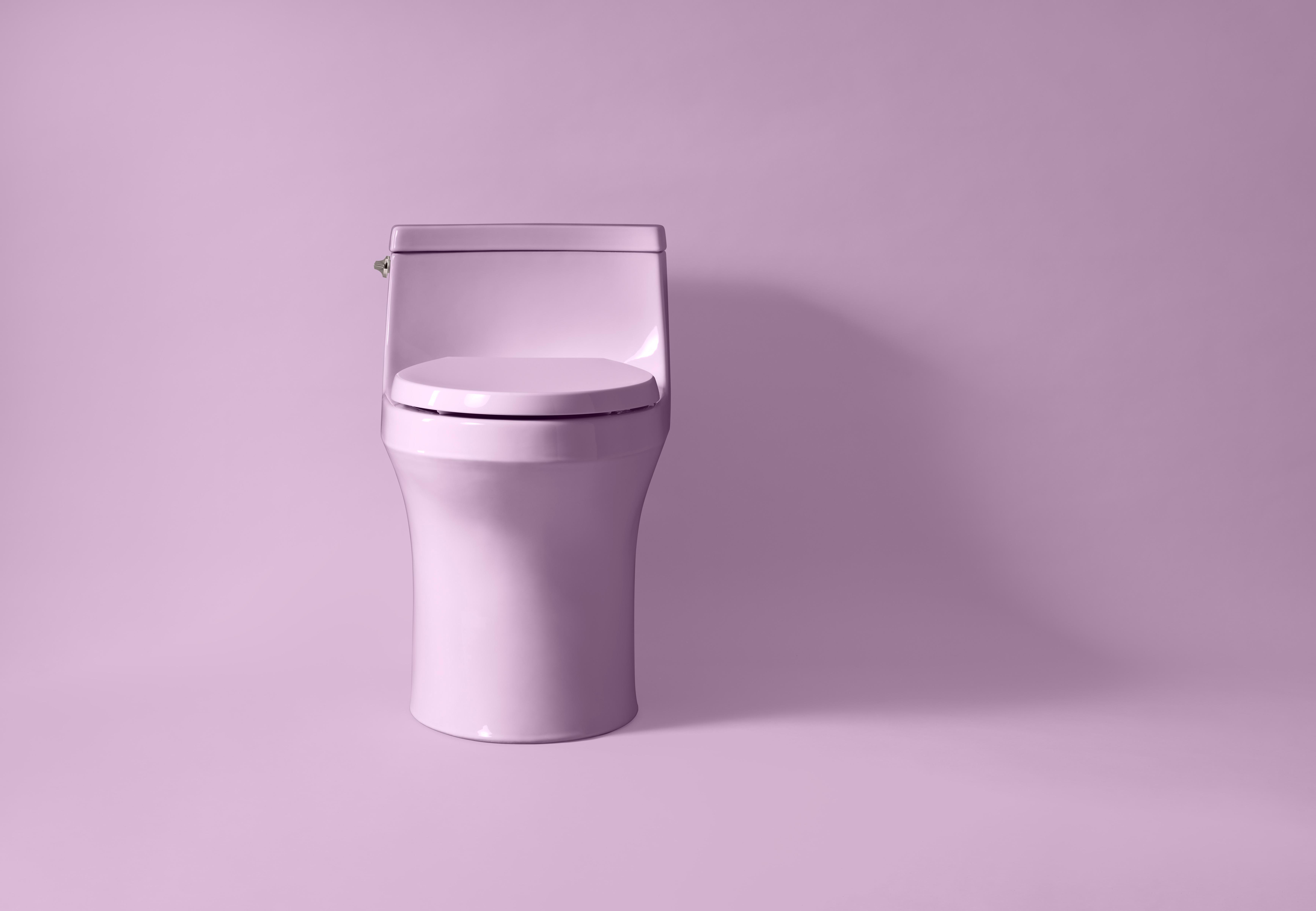 Kohler為多個衛浴產品換上薰衣草紫、牛油果綠及香檳粉等夢幻復刻色調。