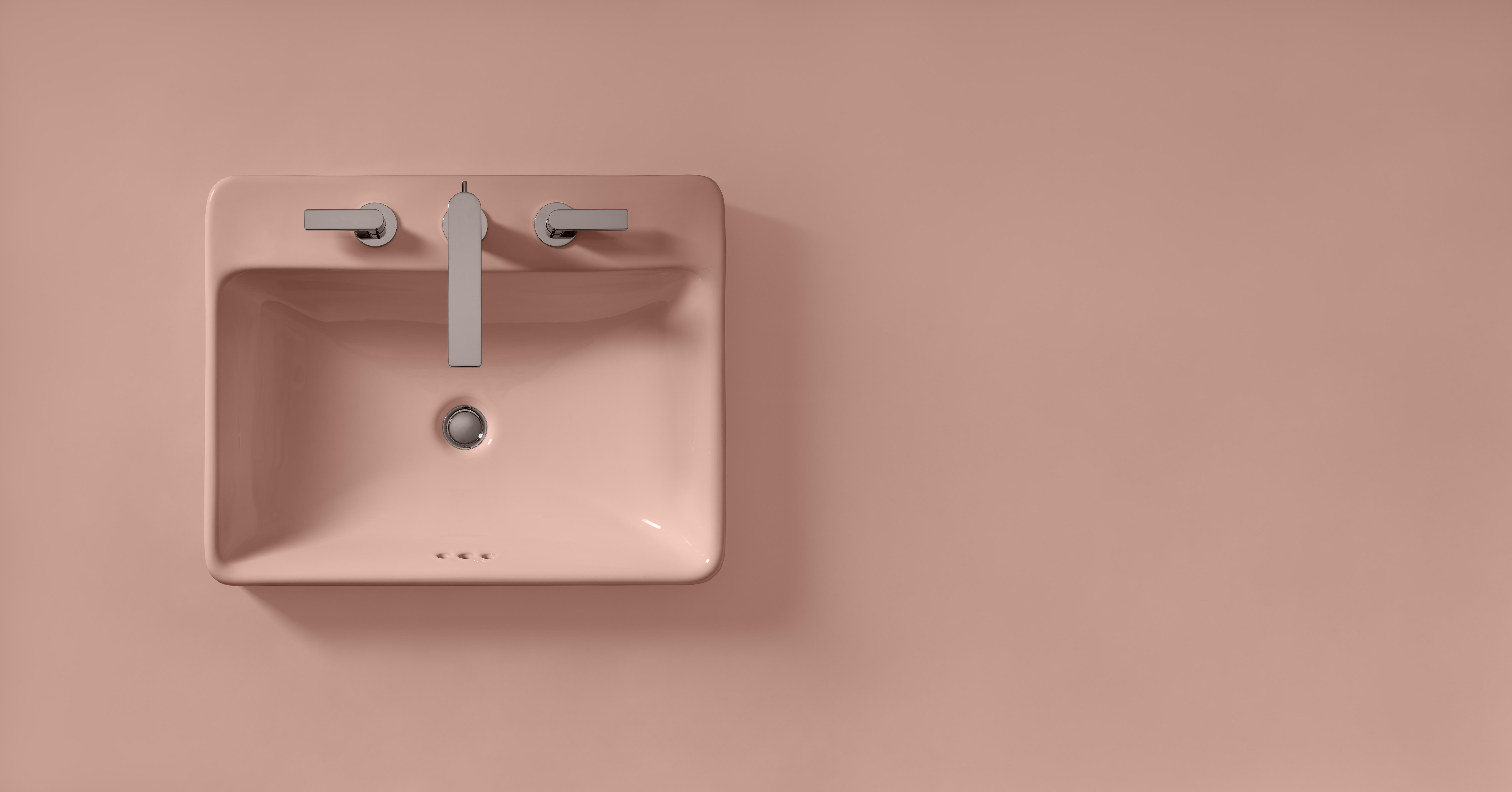 Kohler為多個衛浴產品換上薰衣草紫、牛油果綠及香檳粉等夢幻復刻色調。