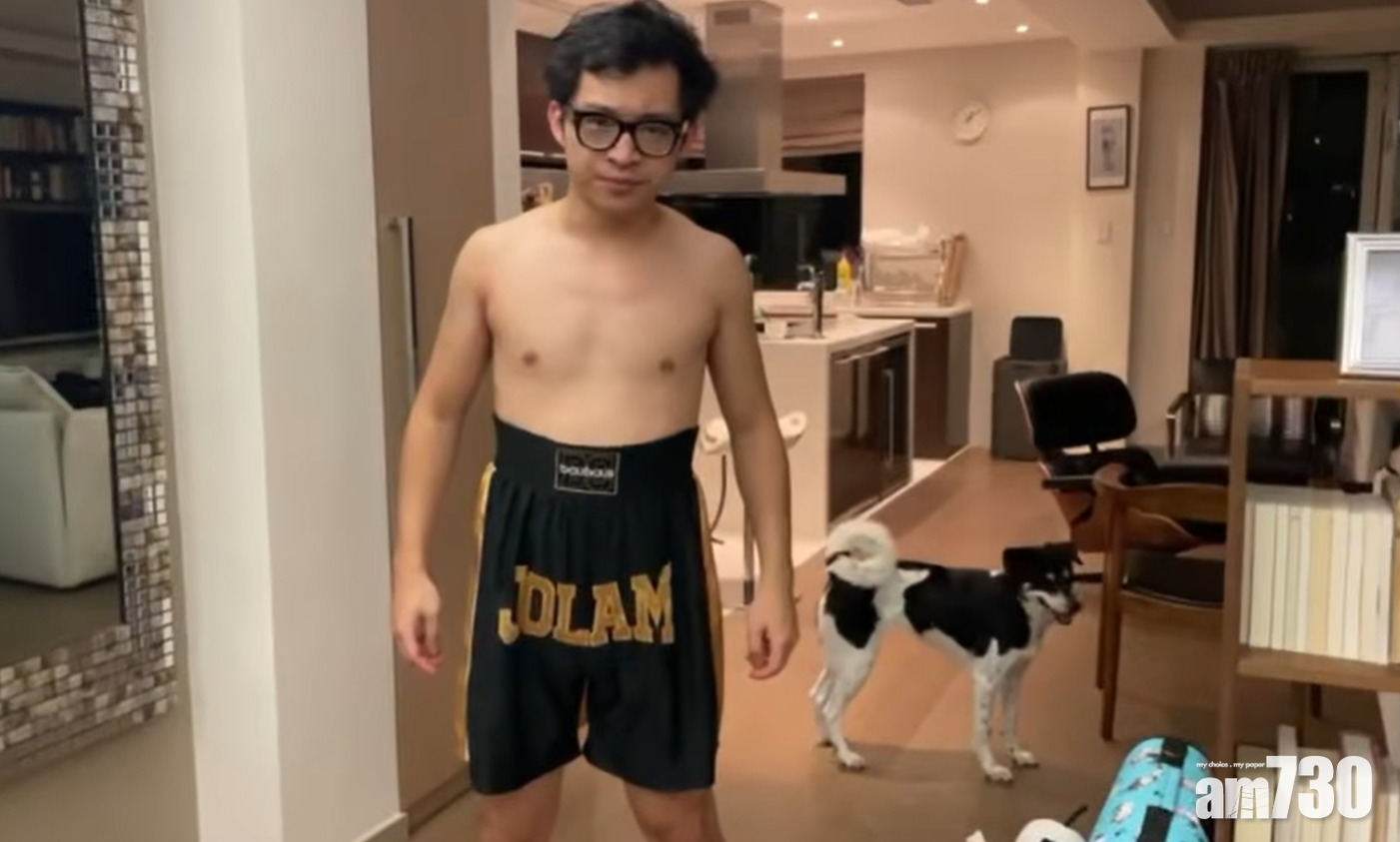 話題不斷的林作,之前與鍾培生進行百萬拳賽時,穿著過的一條拳褲,他表示成功以1萬元港幣售出。(資料圖片)