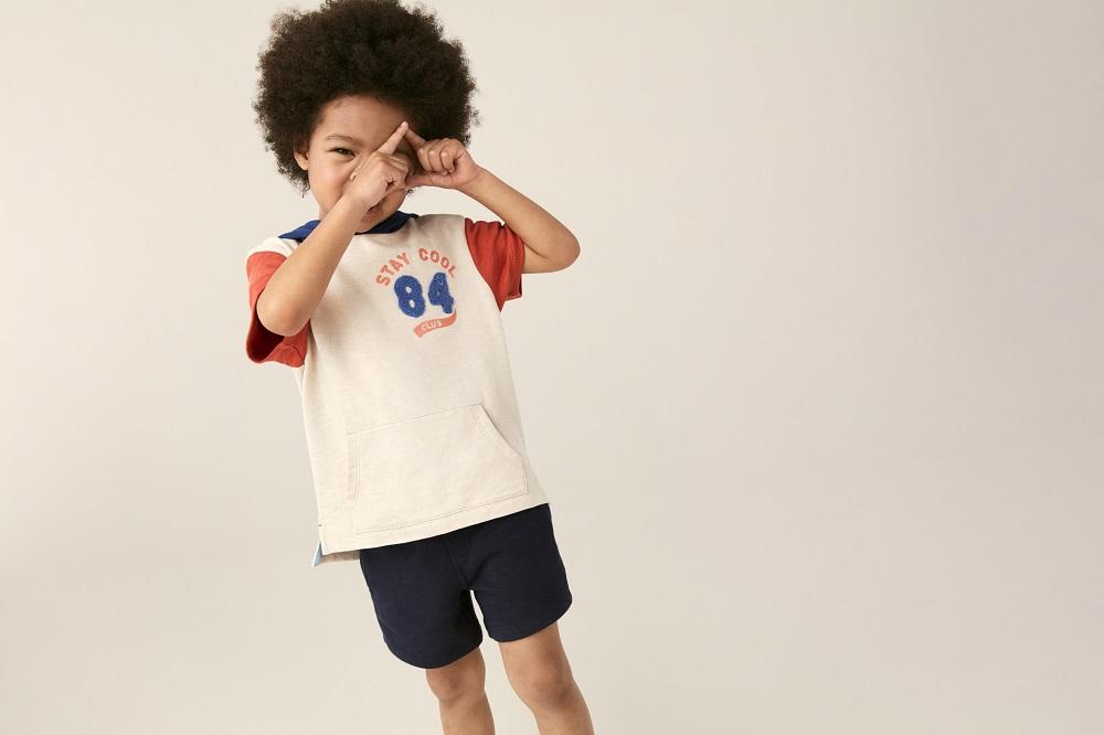 純棉短袖連帽衫(2 至 8 歲) T88/5702M $199