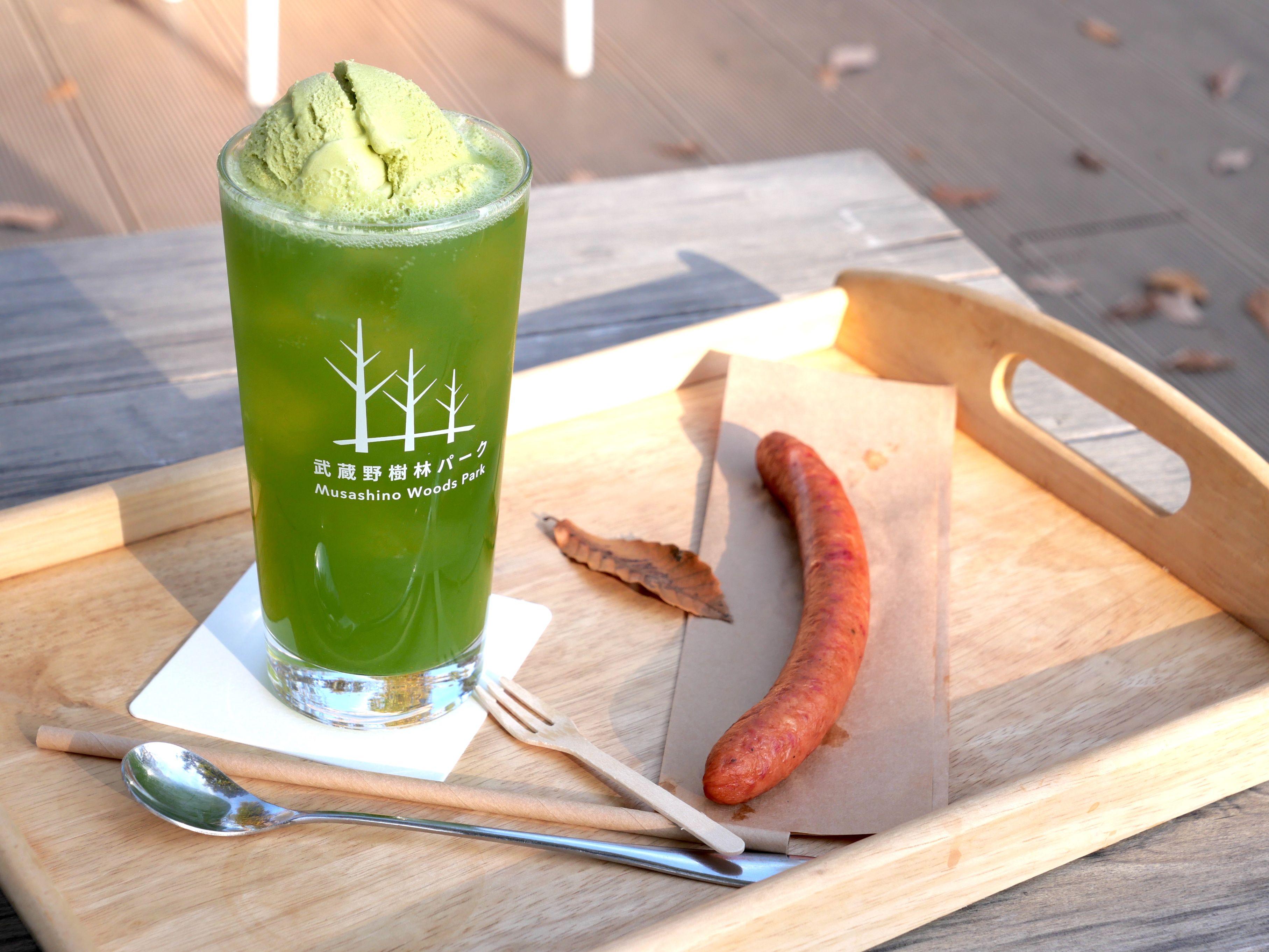 CAFÉ主打狹山茶炮製的特飲。狹山茶Cream soda¥800