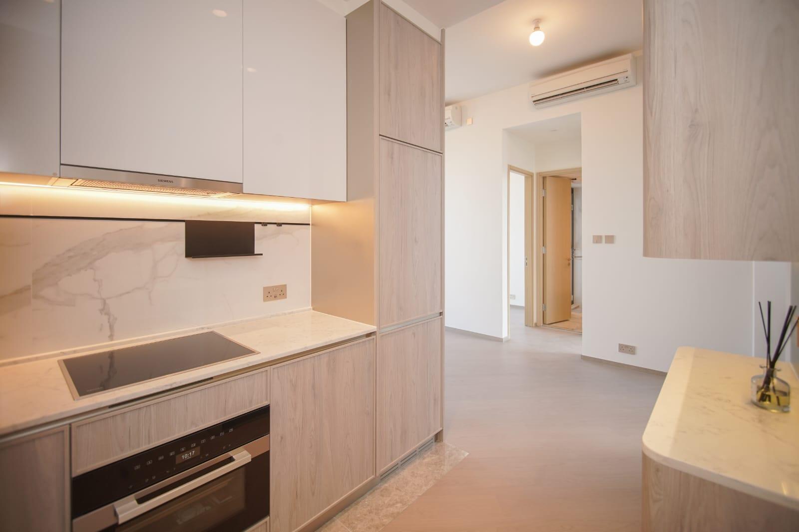 廚房採開放式設計,配套優質齊全。(李睿哲攝)