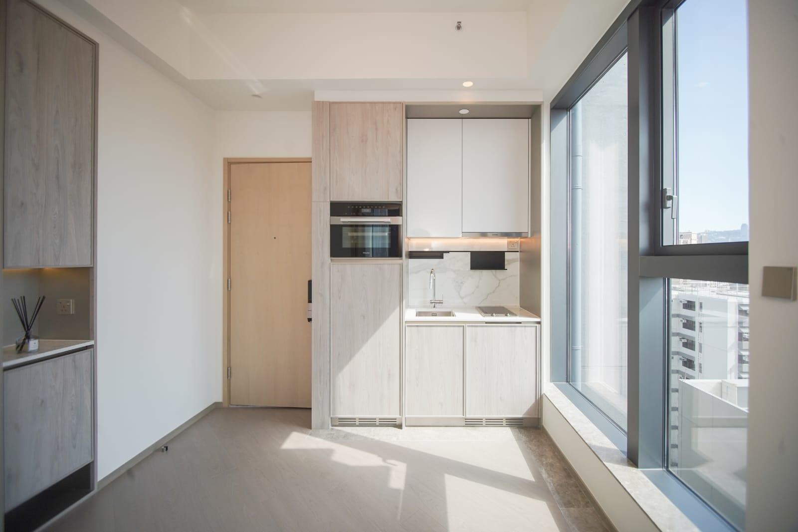 A單位實用面積283方呎,整體間隔實用,沒有太多玄關及走廊位。(李睿哲攝)