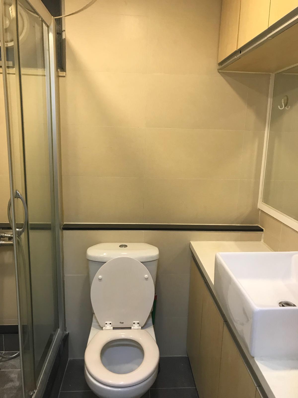 浴室裝修普通,但新淨企理。(代理提供)