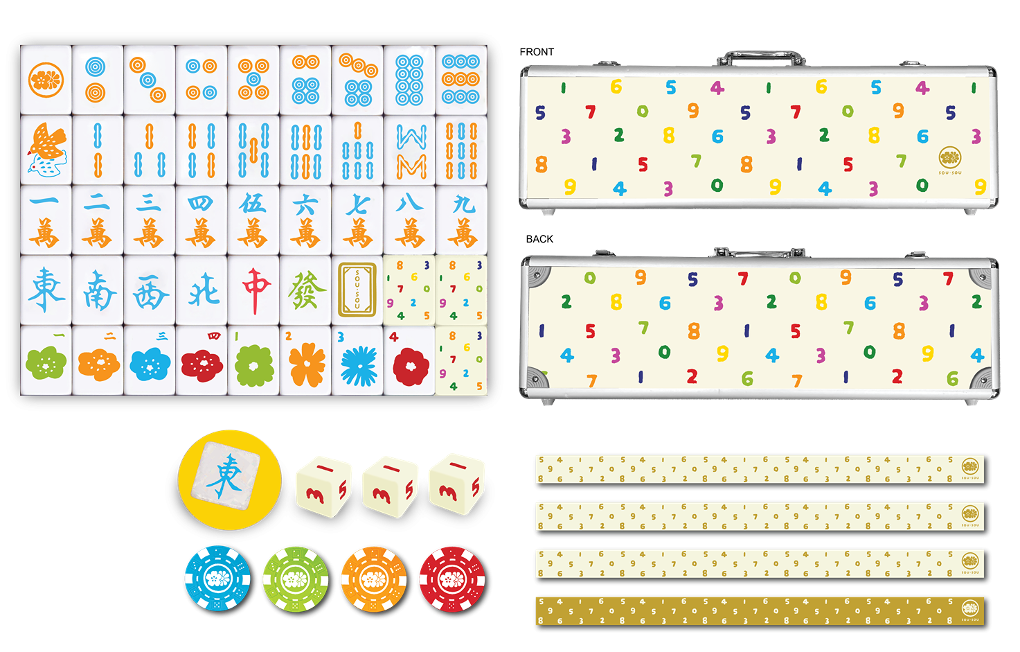 SOU・SOU 麻將套裝(台灣牌)(預購價:$999)