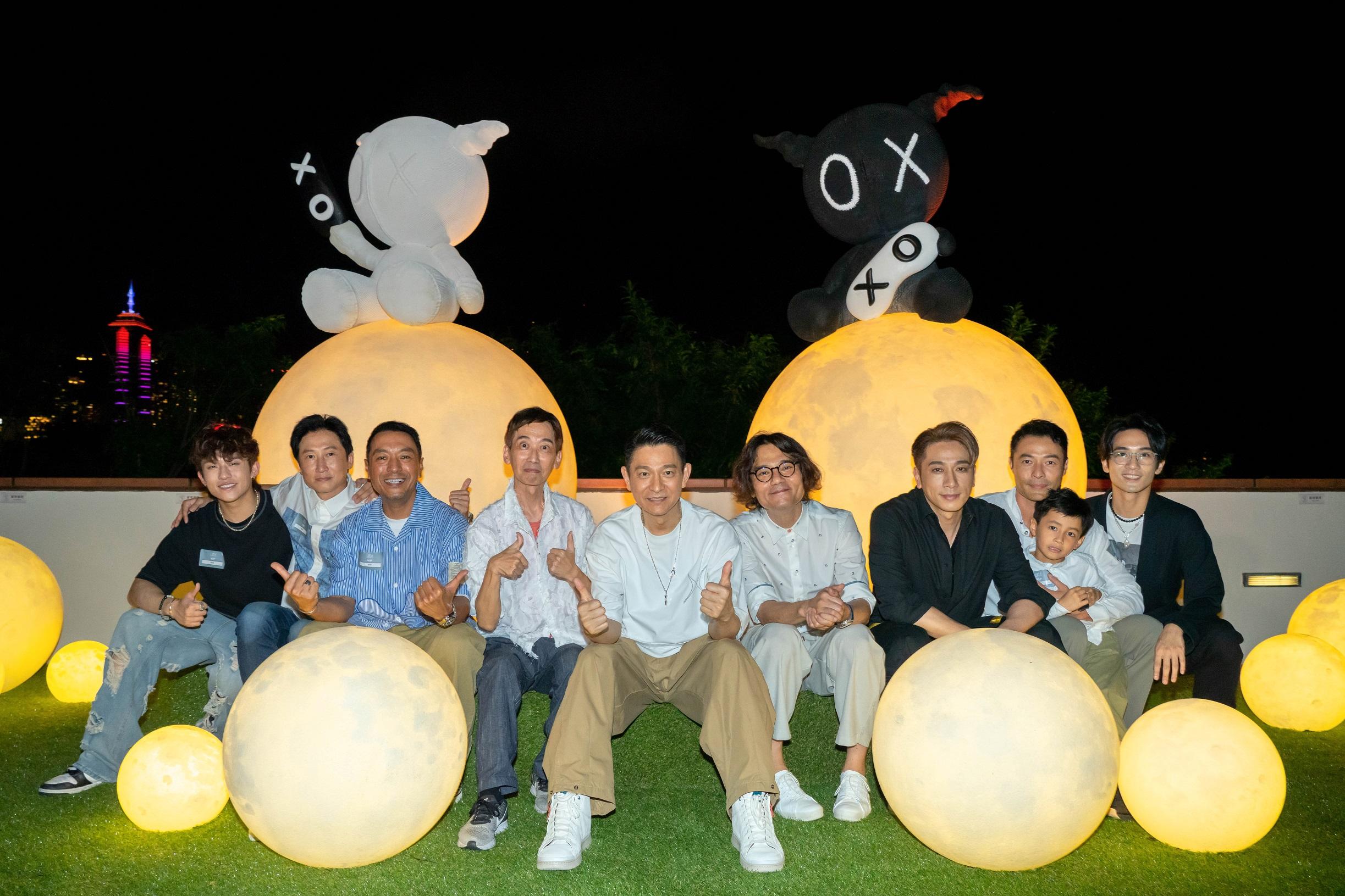 劉德華開藝術展,獲多位圈中人如林家棟、吳卓曦、姜皓文等捧場。