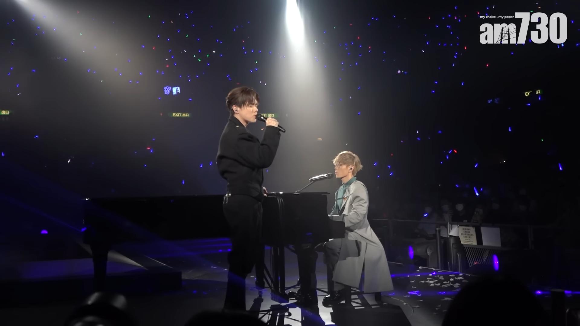 去年林家謙首踏紅館開個唱,亦請來張敬軒擔任嘉賓。