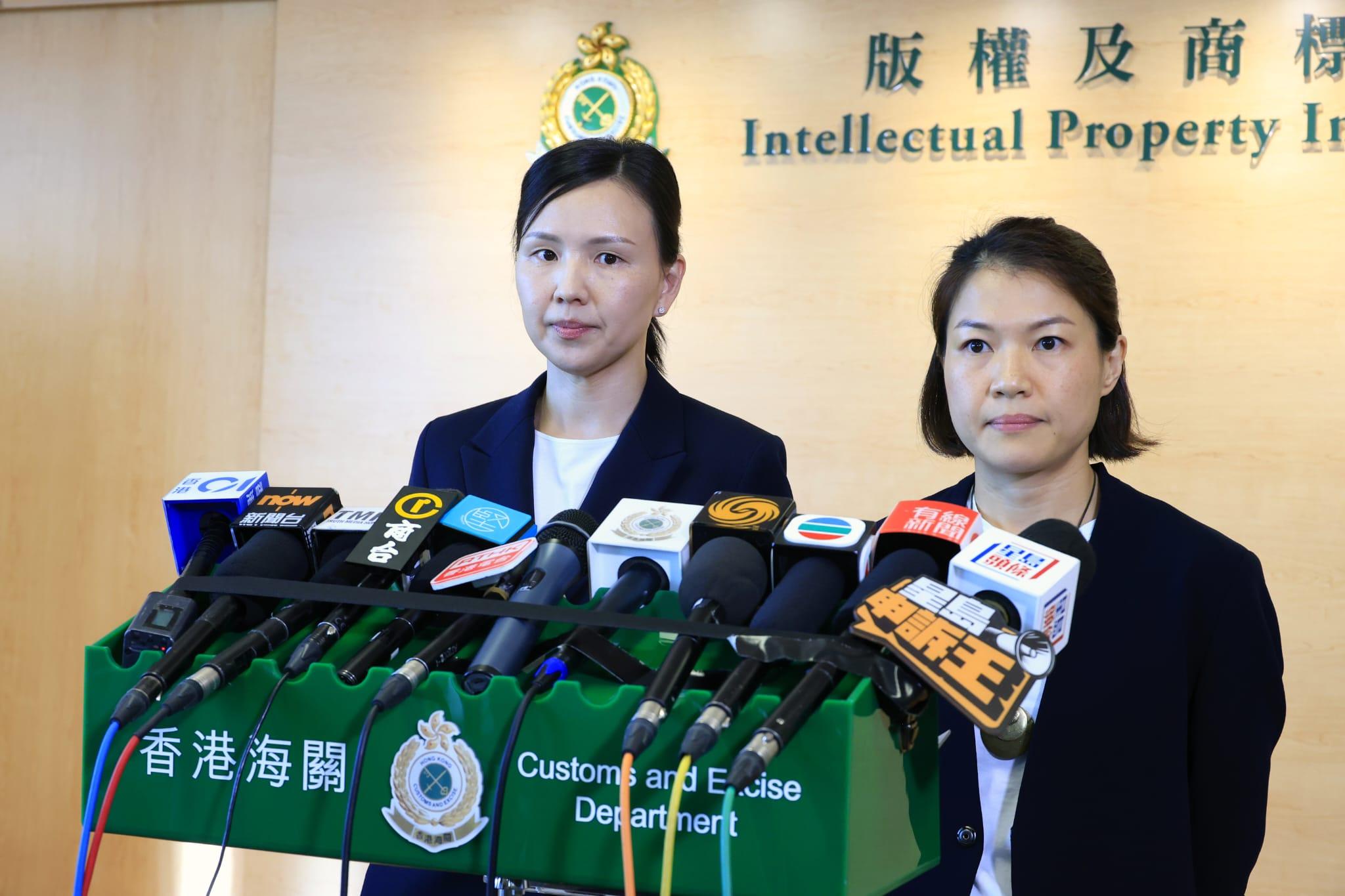 翹英教育結業|海關拘50歲女負責人涉違《商品說明條例》 有家長預繳一年學費 (林俊源攝)