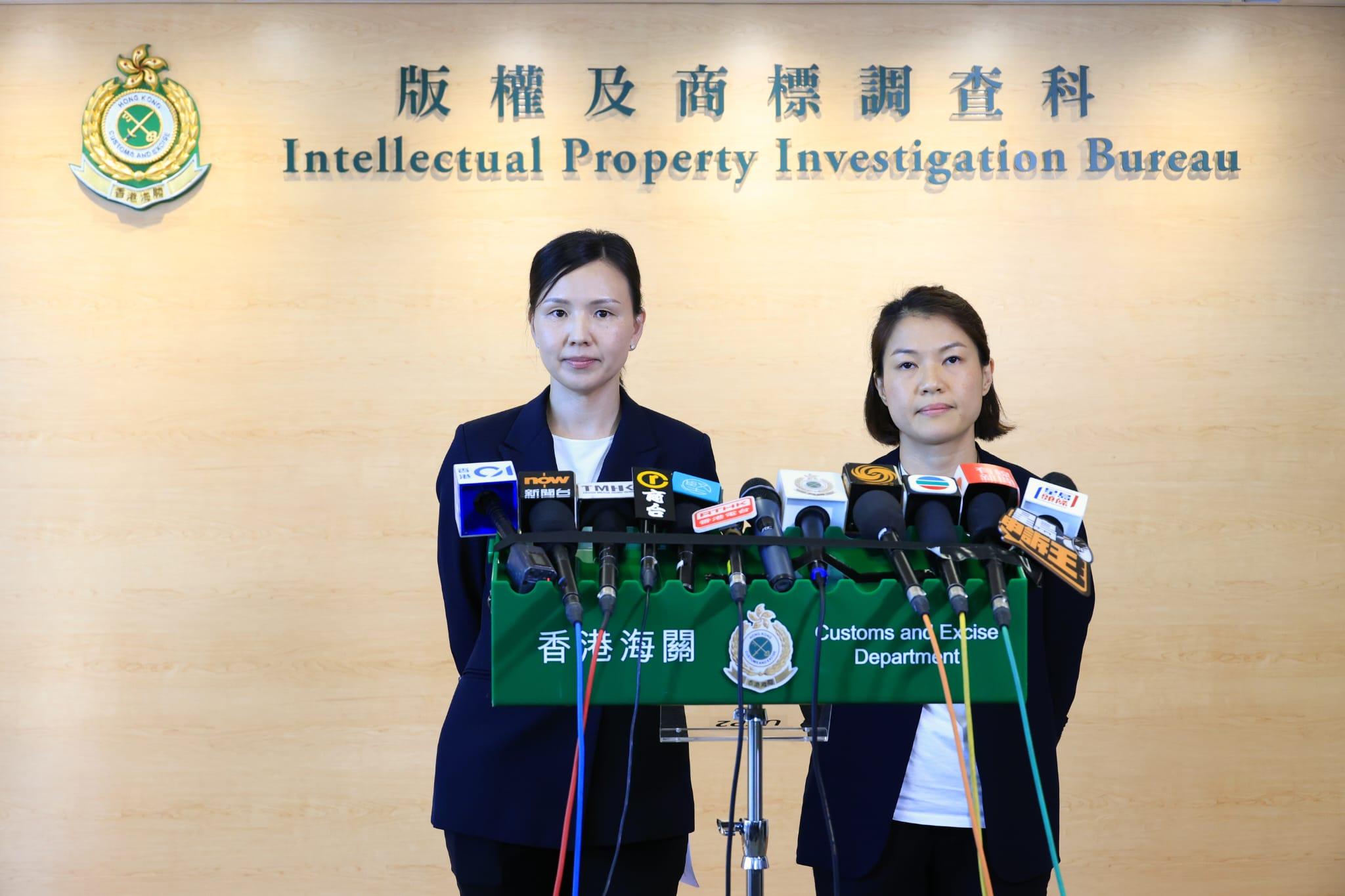 翹英教育結業|海關拘50歲女負責人涉違《商品說明條例》 有家長預繳一年學費 (林俊源攝)