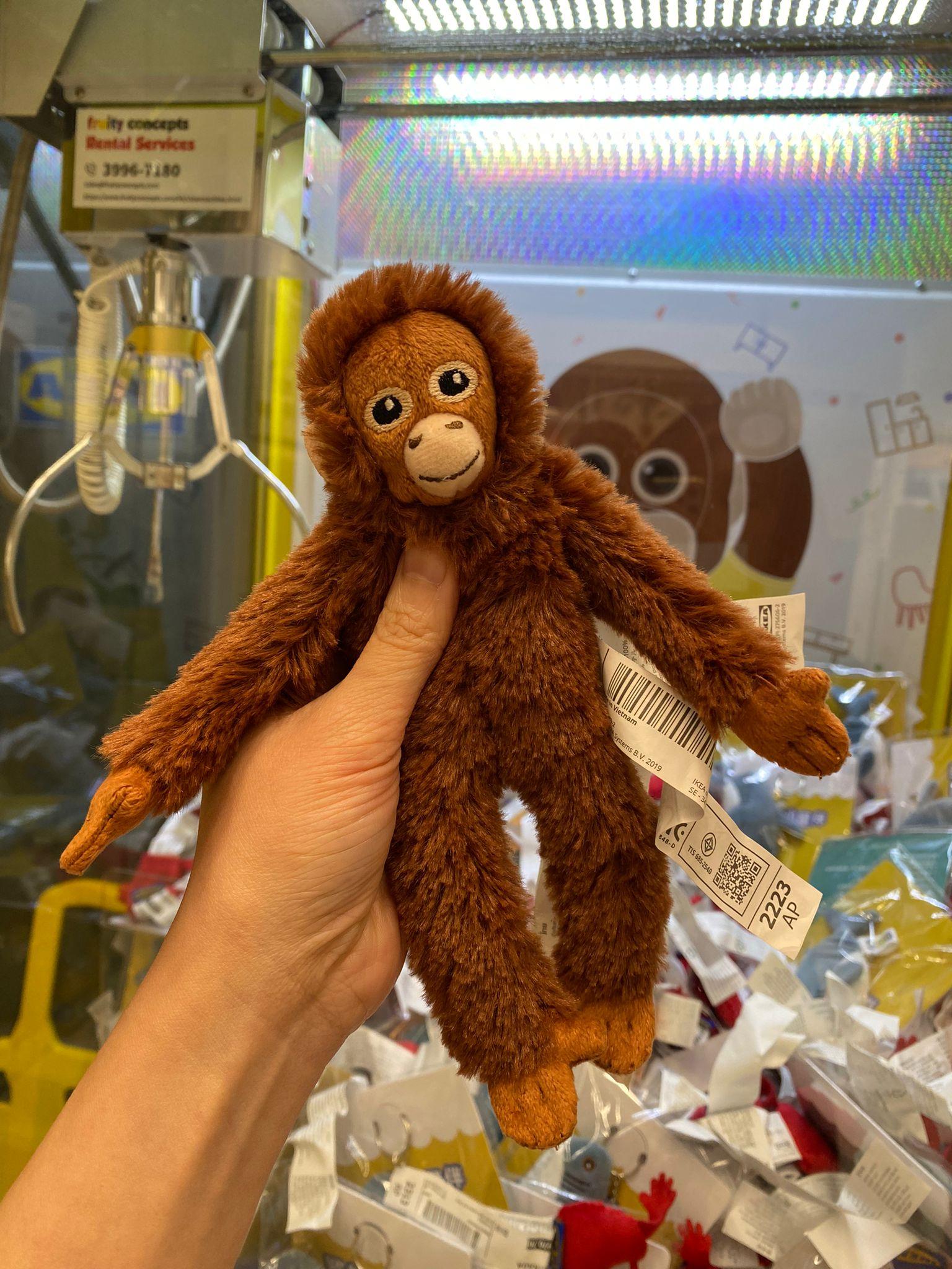 IKEA太古新店|限定夾公仔 夾走不設公開發售的「太古猩」公仔