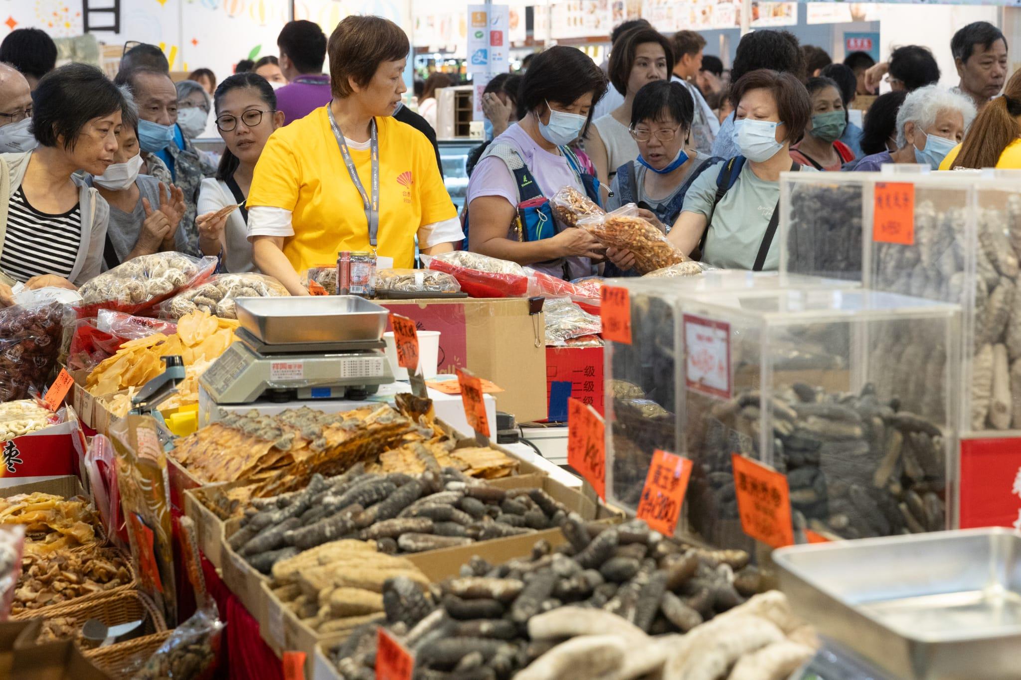 美食博覽2023|今最後一日 有參展商減價促銷 (蘇文傑攝)