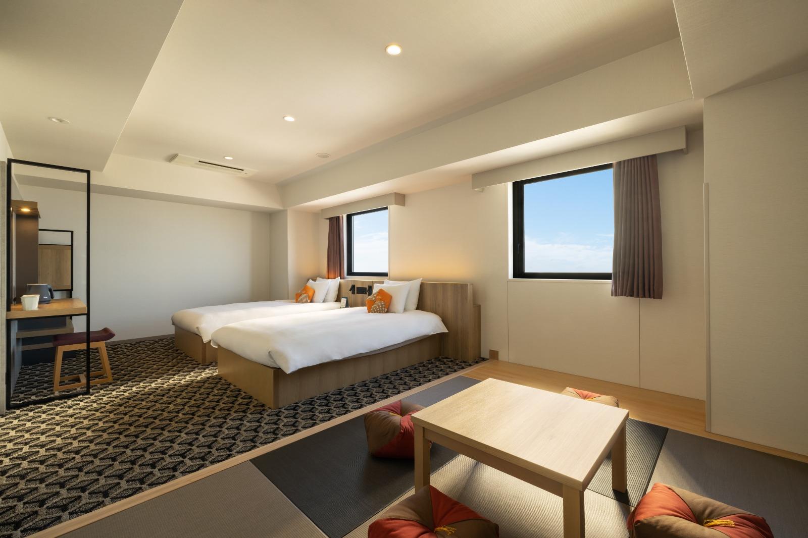 式西式房間可以容納1-4人入住。(圖片來源:PRTIMES)