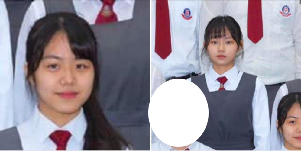 再早一年嘅中四班相,莊子璇同Day嘅外表同而家相比變化唔大