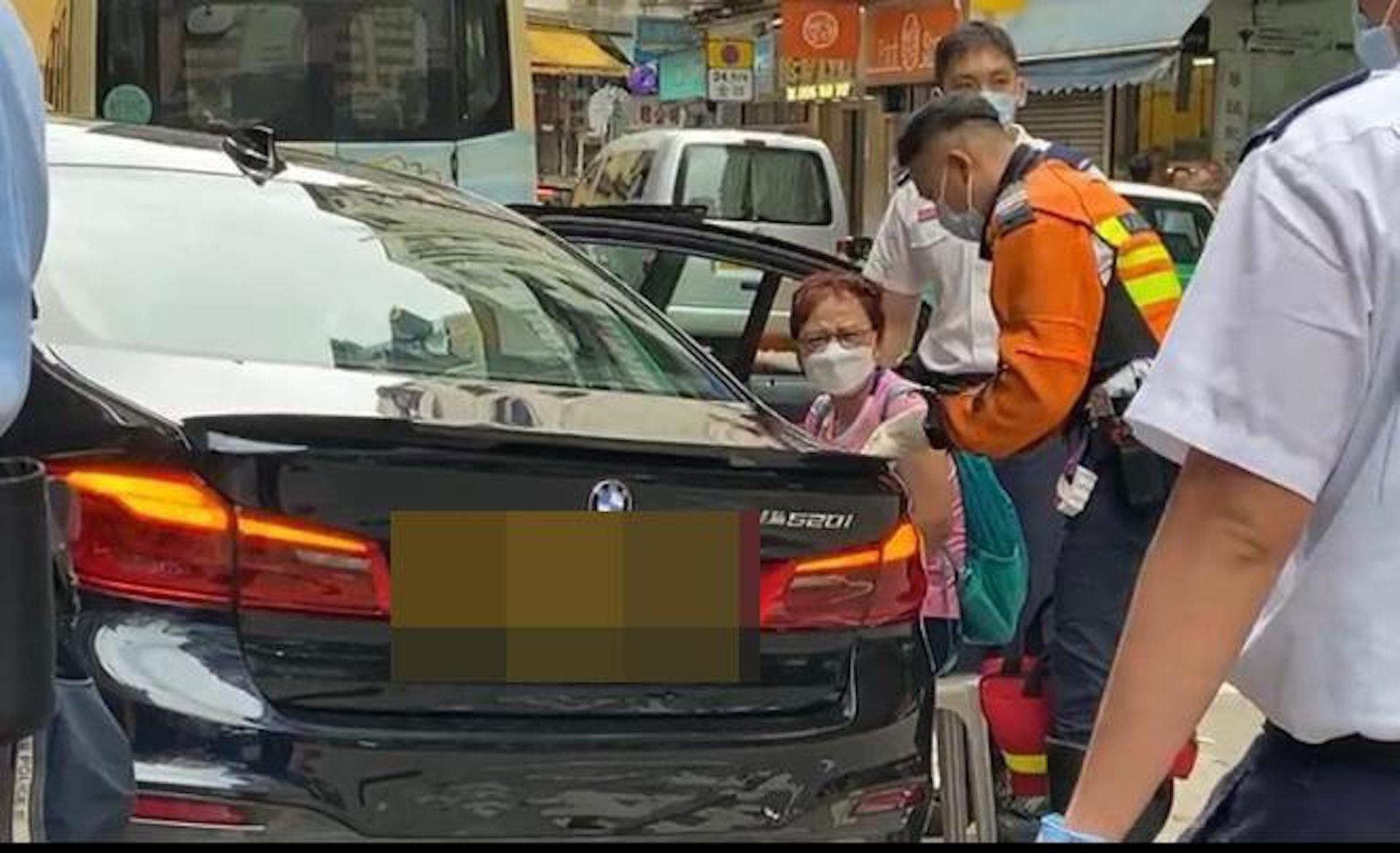 大埔有私家車險撞藥房。