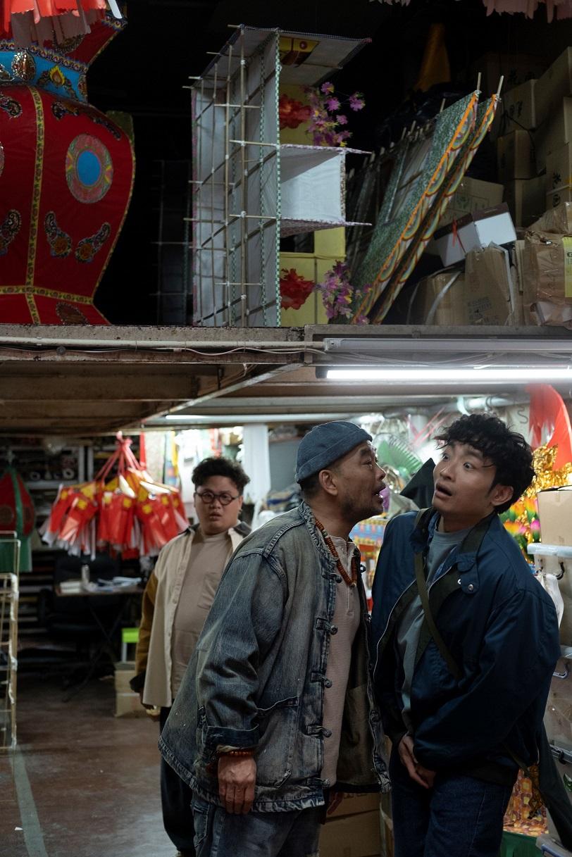 葛民輝在《陰目偵信》的戲不多,但非常搶鏡。