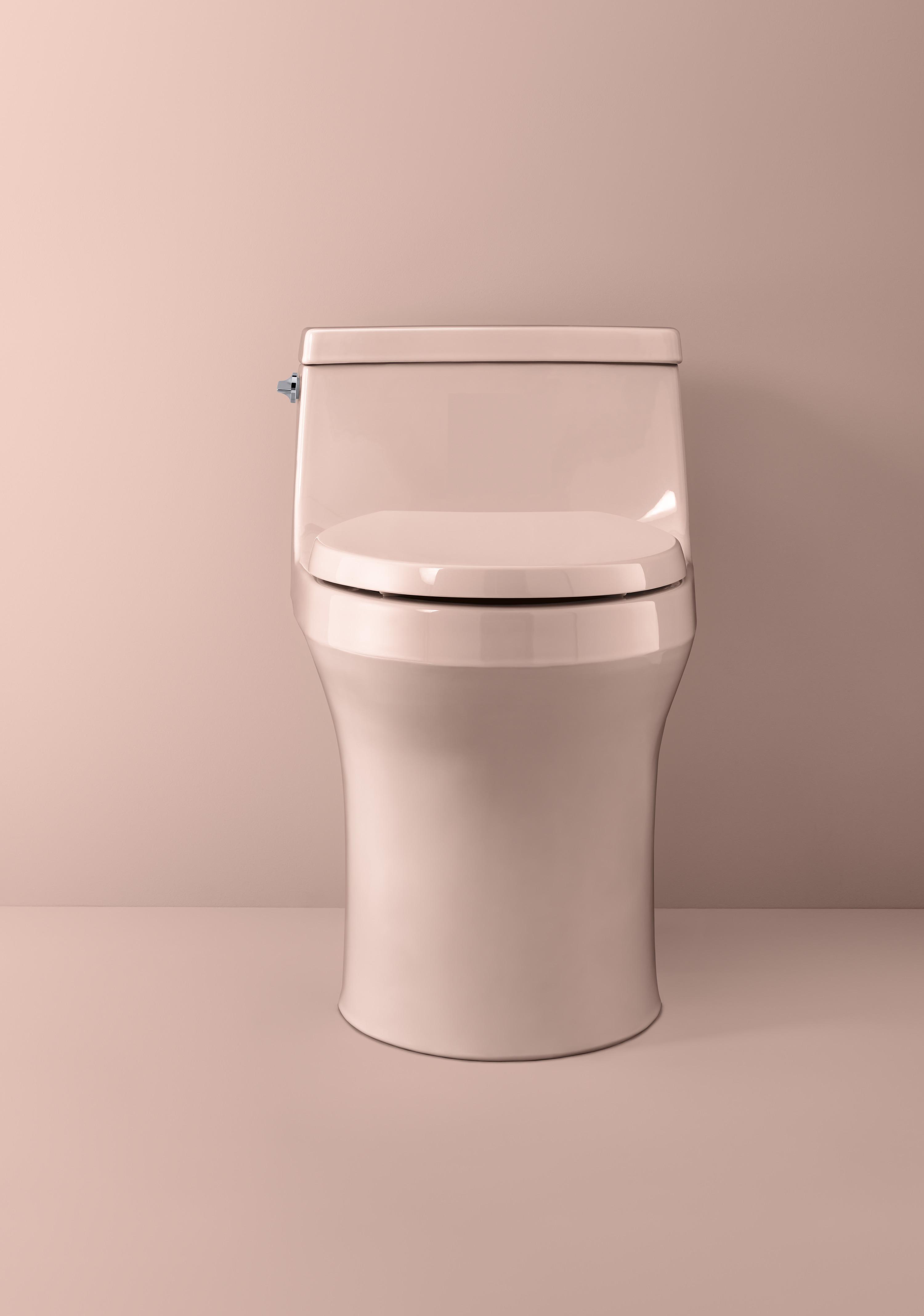 Kohler為多個衛浴產品換上薰衣草紫、牛油果綠及香檳粉等夢幻復刻色調。