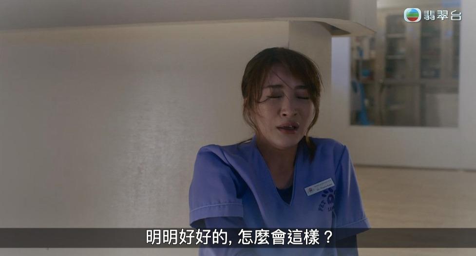 《寵愛Pet Pet》昨晚播出最新一集,林夏薇演繹受情傷後扮作堅強。