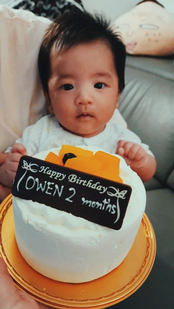 Owen已經兩個月大。