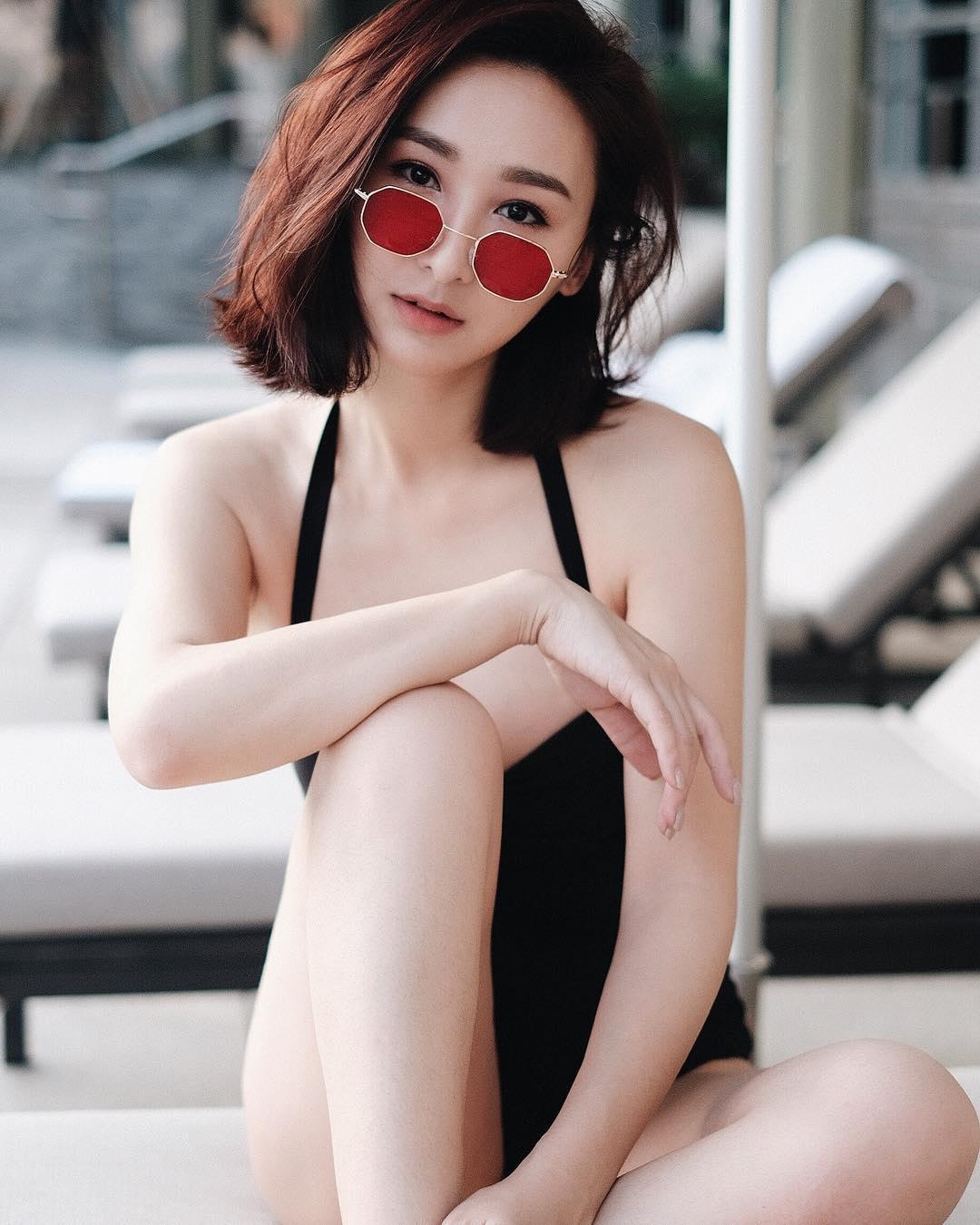 高海寧身高1.72米,不時在IG曬泳裝照(高海寧IG)