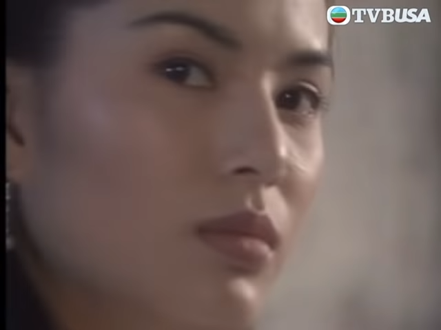 李若彤1995年與古天樂合作拍攝TVB劇集《神鵰俠侶》。(mytvsuper Youube截圖)