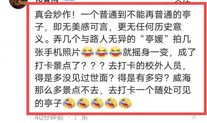 春宮事件涼亭成打卡熱點,有網民不太認同。