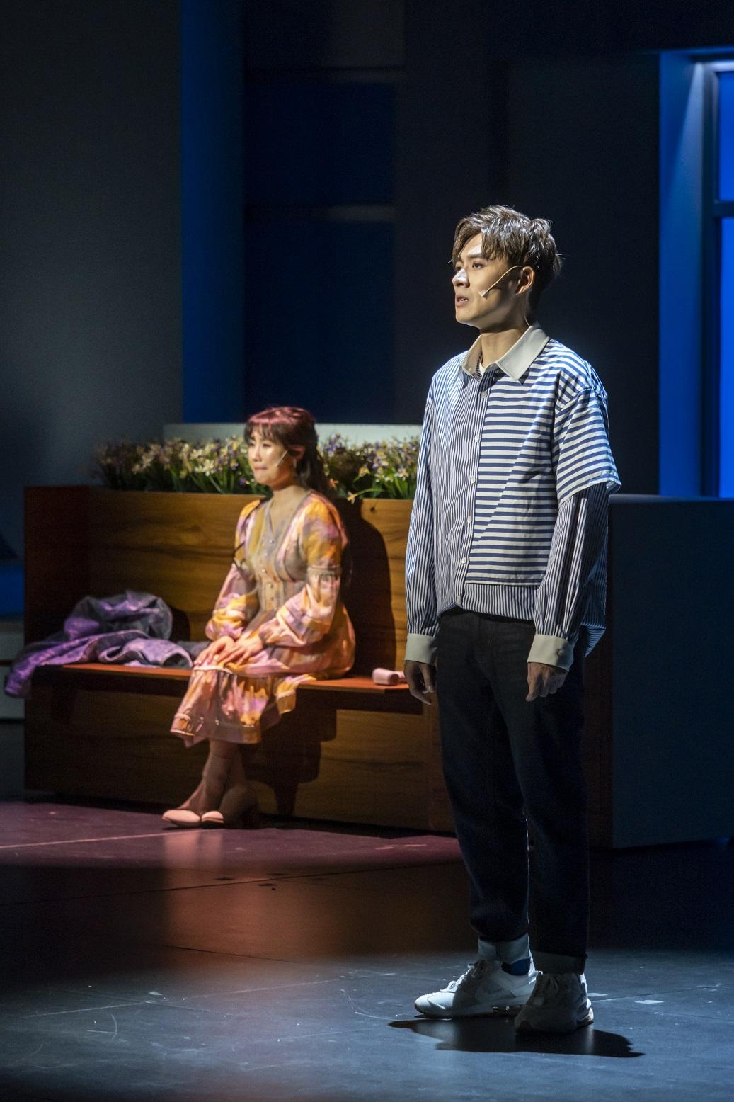 黃靖程與Frankie在音樂劇 《大象的告別式》有不少對手戲。