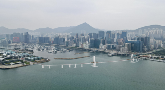 雲巴跨海橋效果圖(A4聯盟提供圖片)