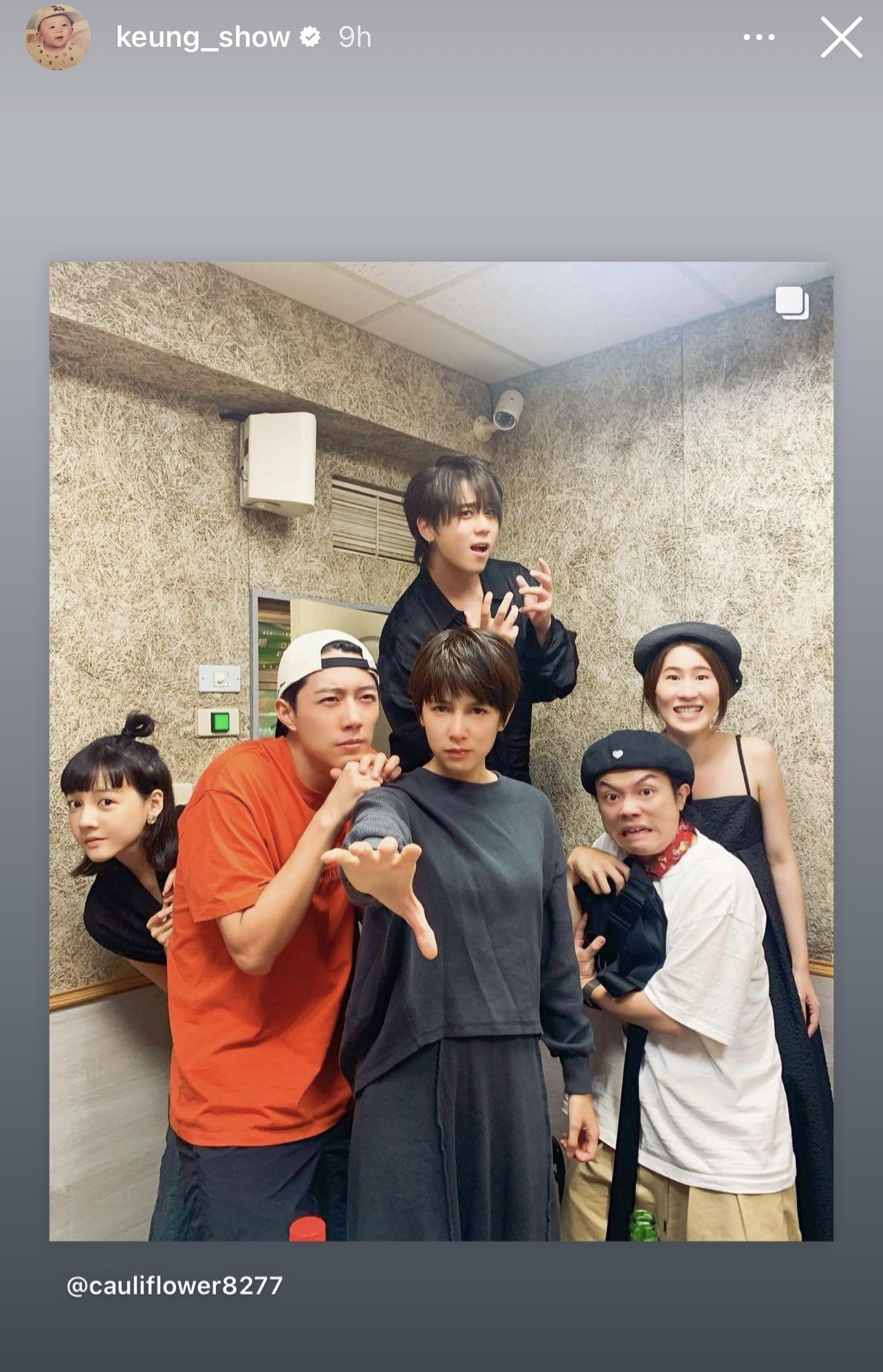 姜濤往台灣宣傳電影,趁機與《超感應學園》的演員聚舊。