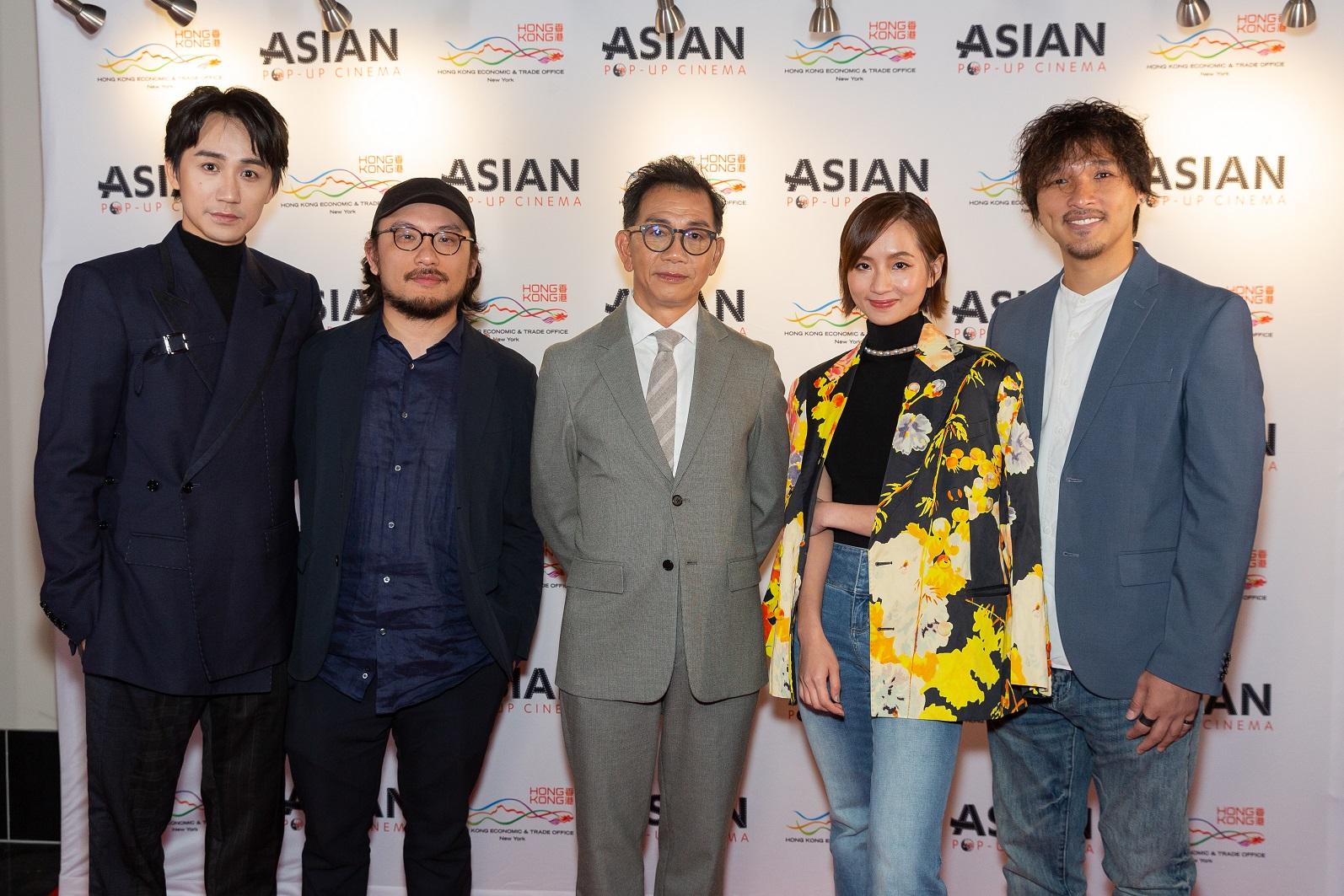 吳肇軒、簡君晋、袁富華、梁雍婷與黃又南同赴芝加哥出席《亞洲躍動電影節》。