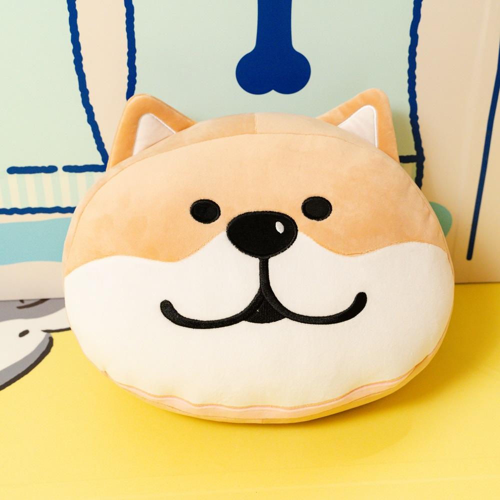 其他精品--微笑柴犬毛絨抱枕