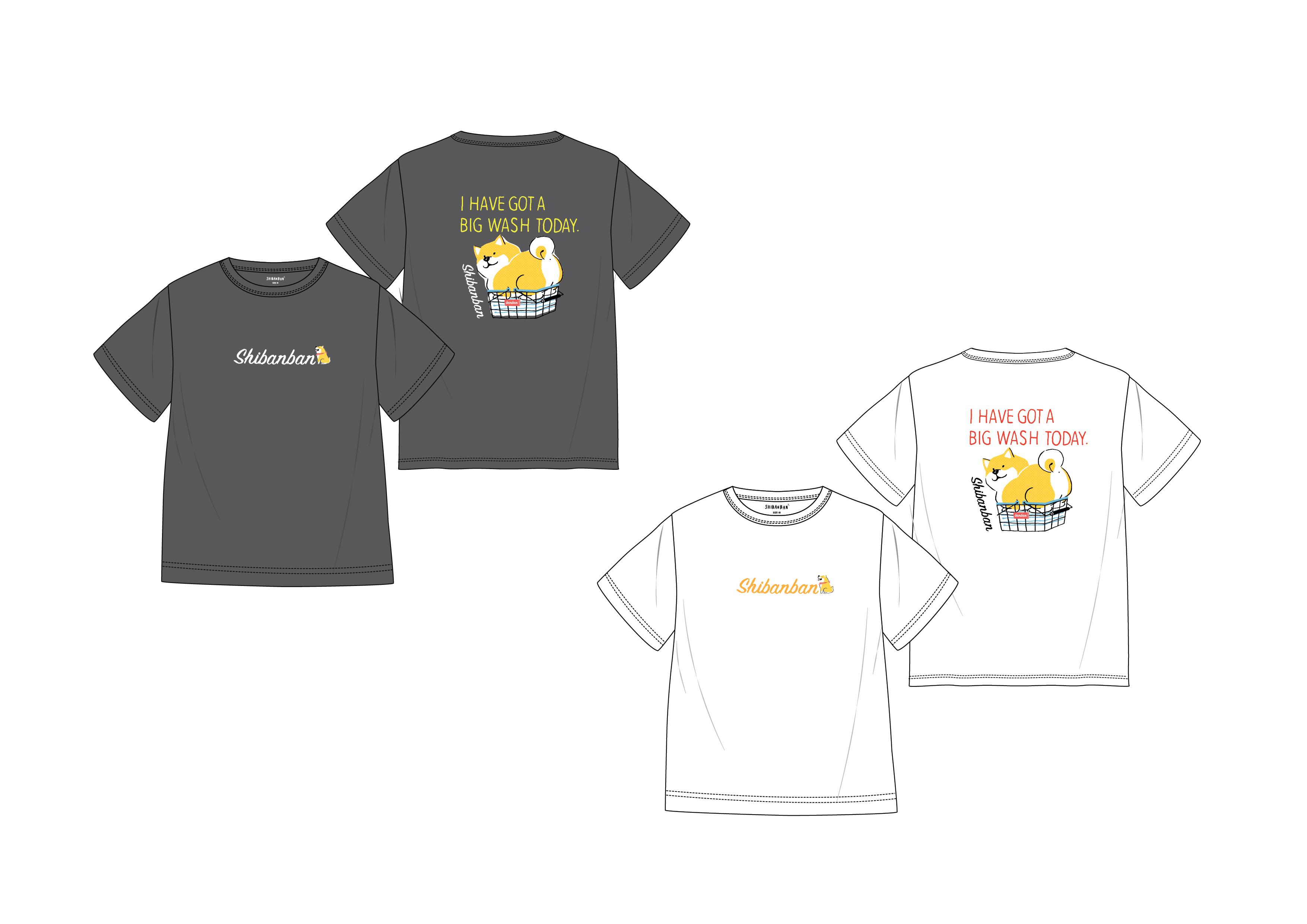 全港獨家首賣--微笑柴犬系列T裇(成人碼)