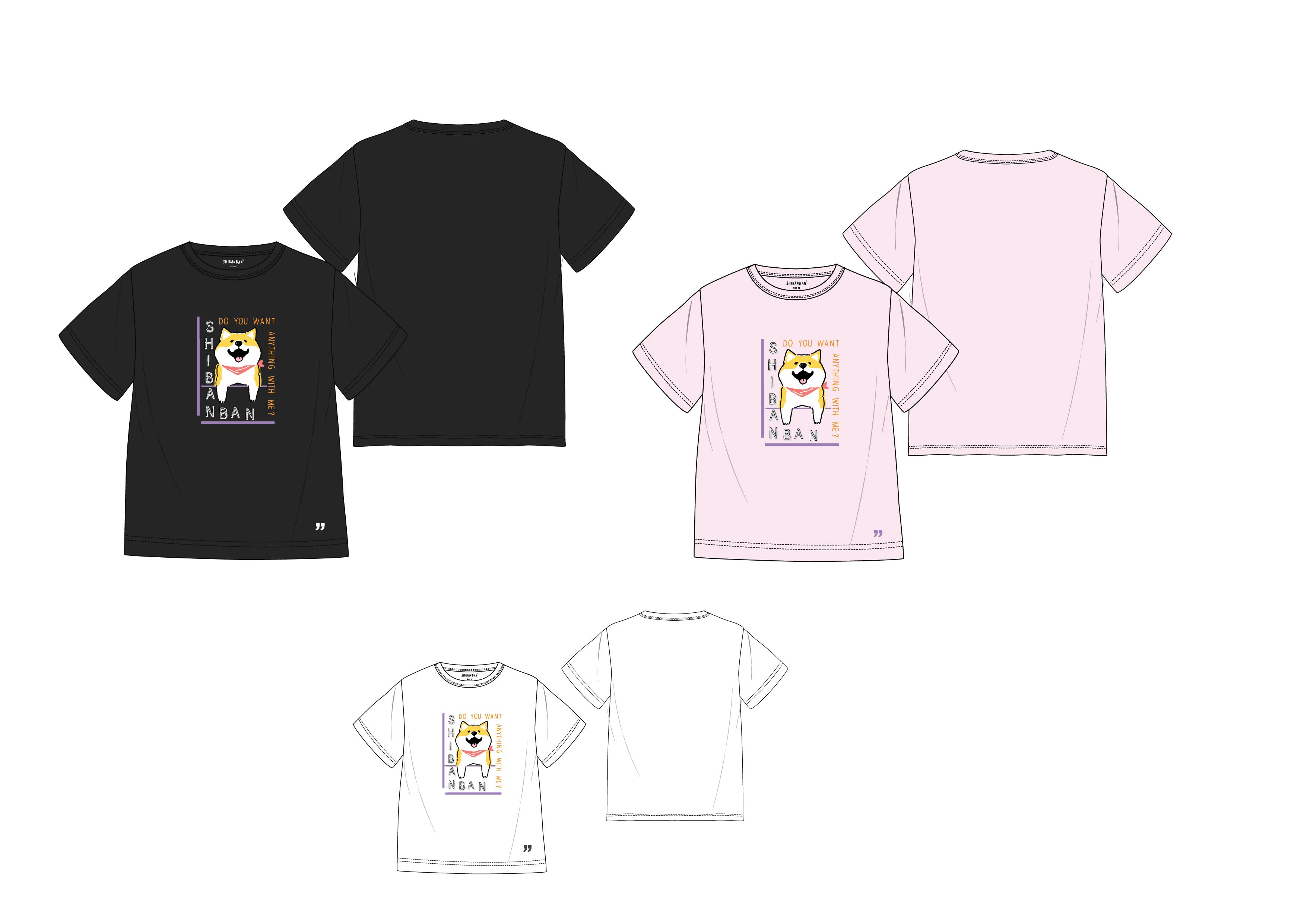 全港獨家首賣--微笑柴犬系列T裇(成人碼及小童款)