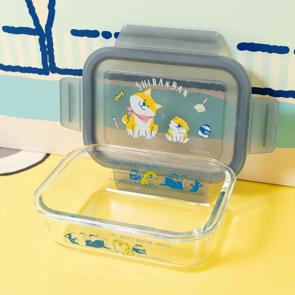 其他精品--微笑柴犬640毫升玻璃保鮮盒