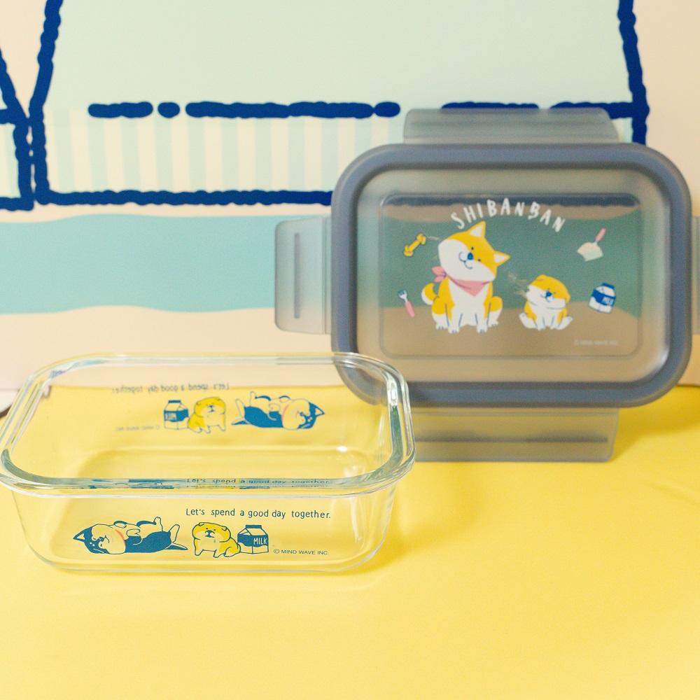 其他精品--微笑柴犬640毫升玻璃保鮮盒