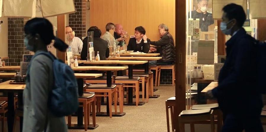 圖為東京一間食店。(資料圖片)