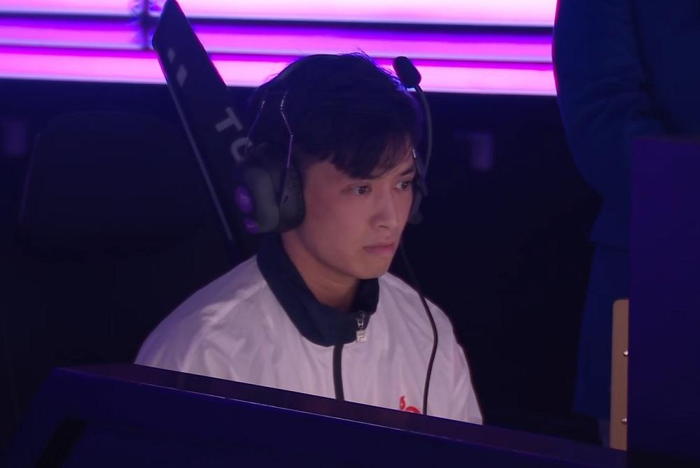 香港電競代表黃育祥。(直播截圖)