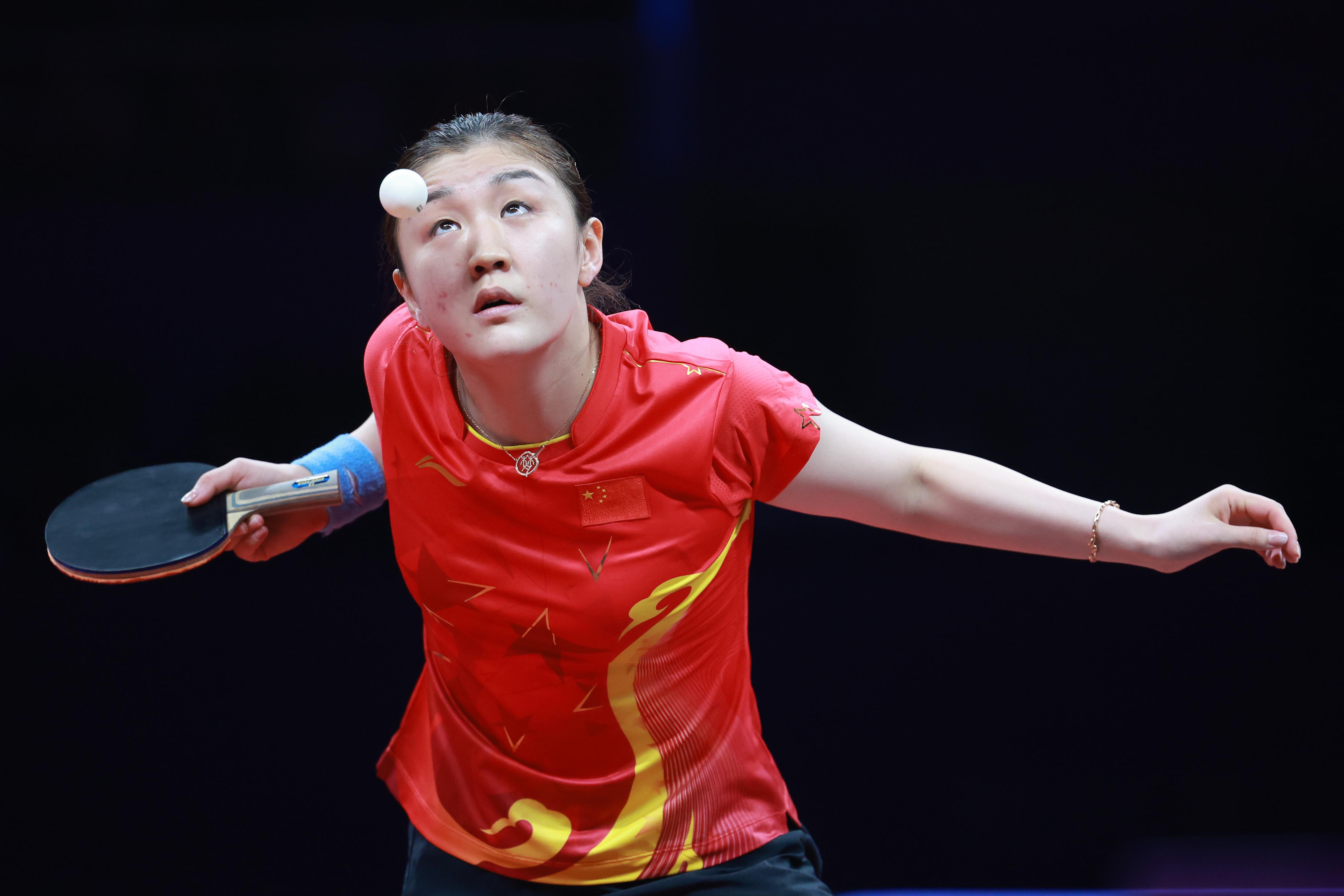 東京奧運雙冠王陳夢。(圖/新華社)