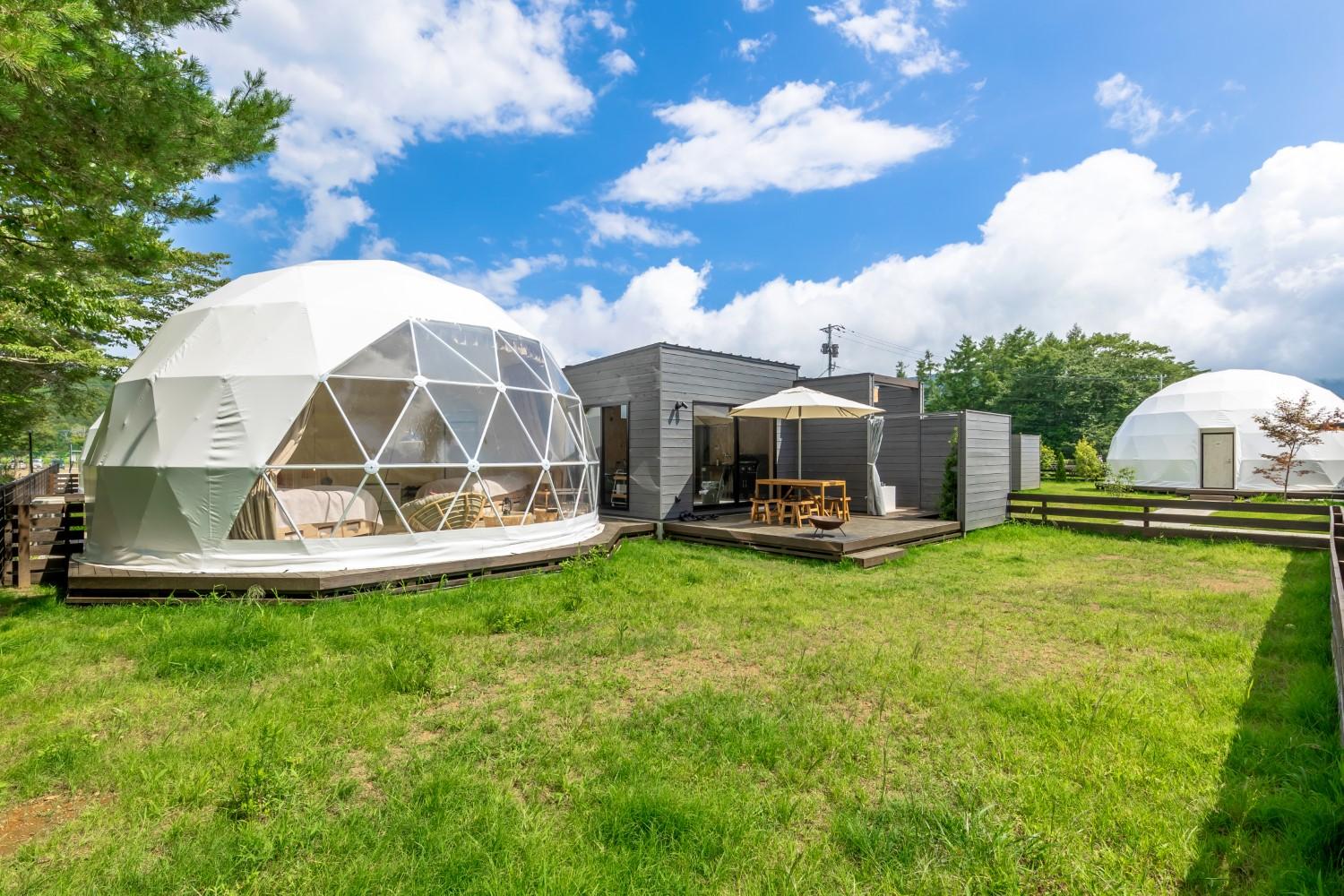 東京自由行 |營地坐擁開放感十足的大自然環境。 ( 圖片來源:PRTIMES)