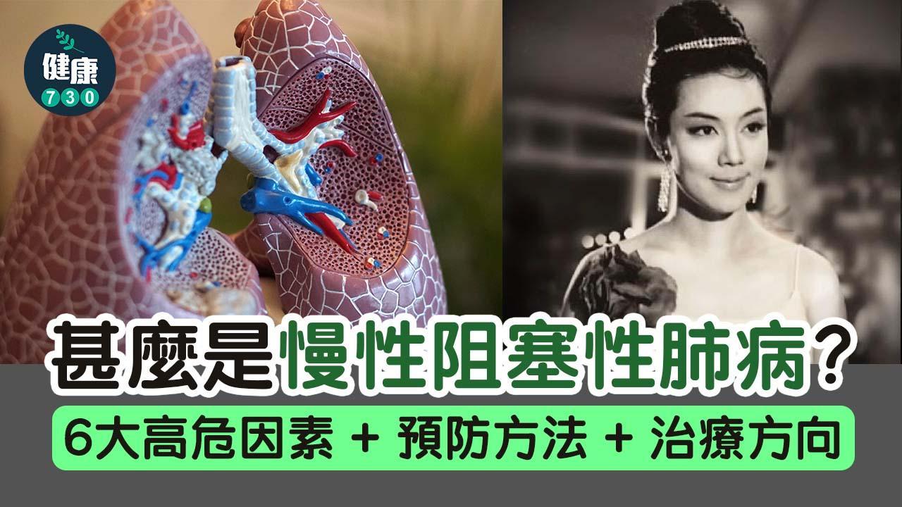 肺部健康|慢性阻塞性肺病高危因素(am730製圖)