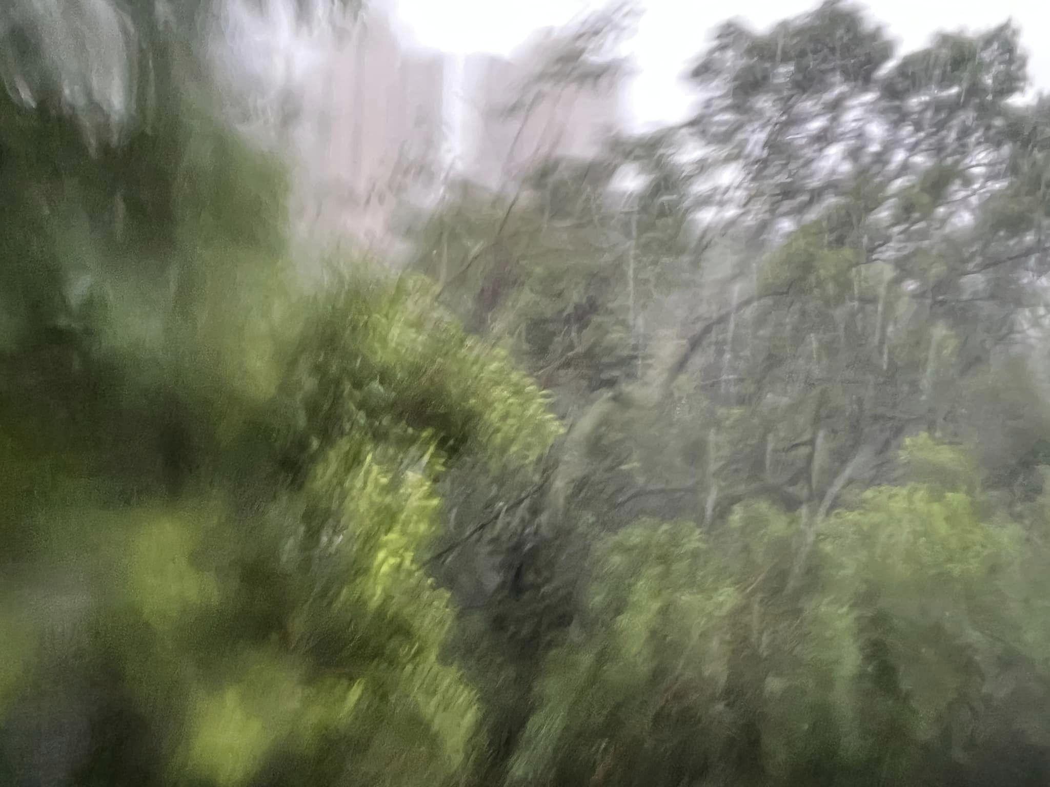 將軍澳多處水浸(fb「社區天氣觀測計劃 CWOS」圖片)