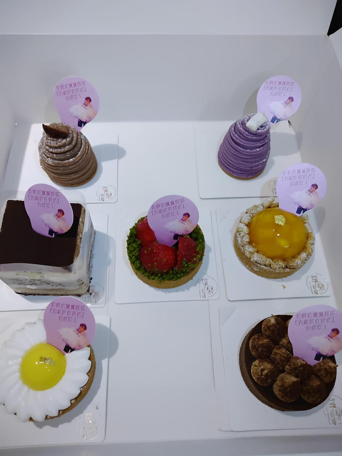 Frankie的粉絲「皮寶寶」的食物應援。