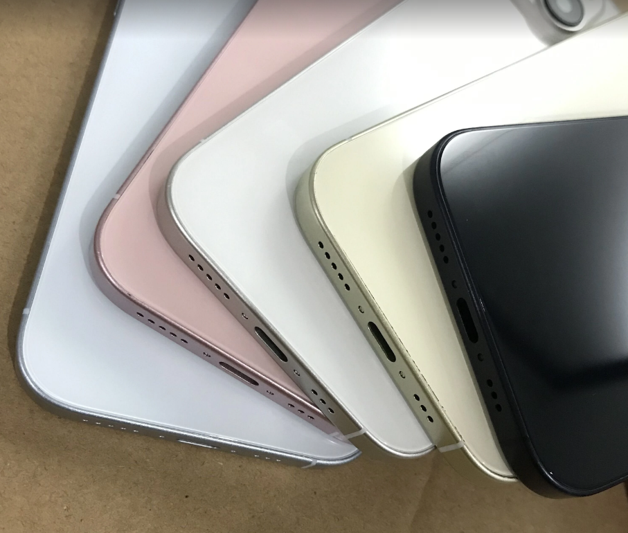 iPhone 15|網上流傳iPhone 15配色示範圖。(互聯網)